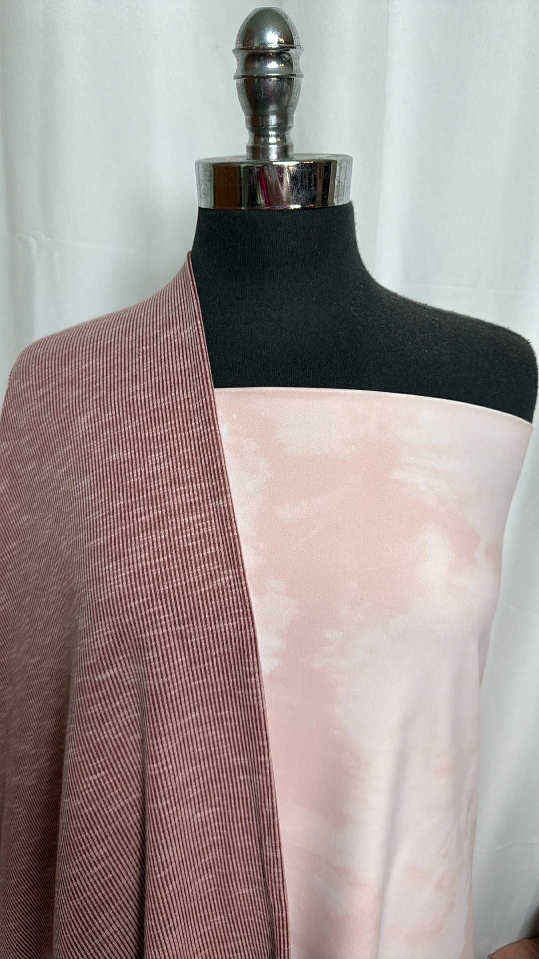 BLUSH MARBLE/SANDWASH BUNDLE : 2YD Blush Marble Yoga PF & 2YD Sandwash Rib : A28933