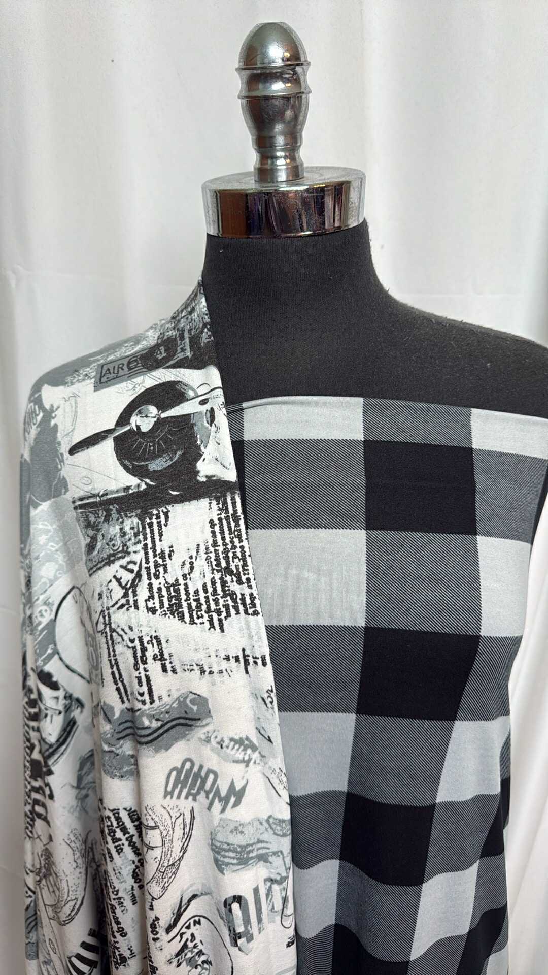AIR MAIL/PLAID BUNDLE : 2YD Buffalo Plaid DBP & 2YD Airmail PRS FT : A28391