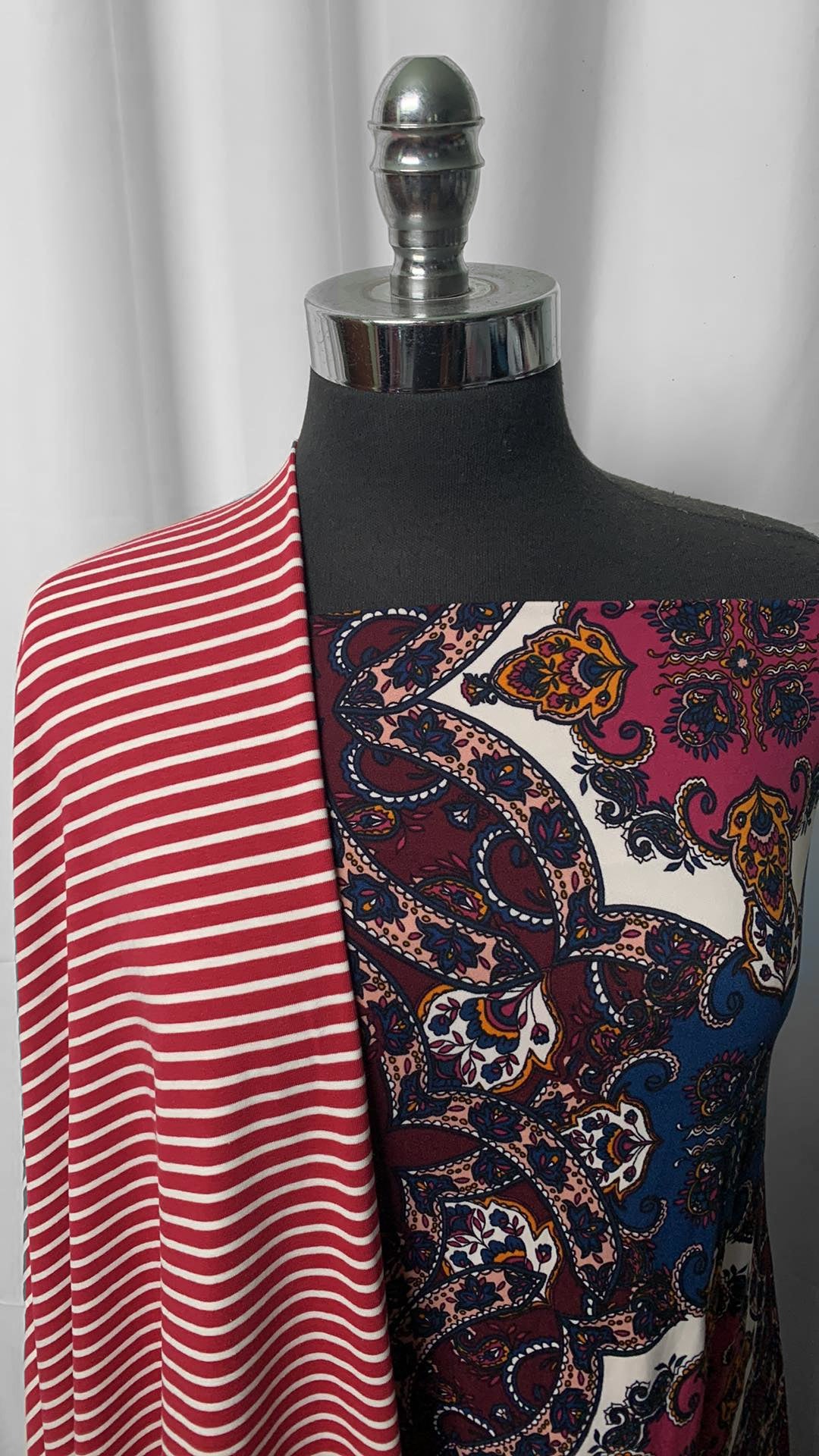PAISLEY/STRIPE BUNDLE : 2YD Paisley DBP & 2YD Stripe C/S : A25079