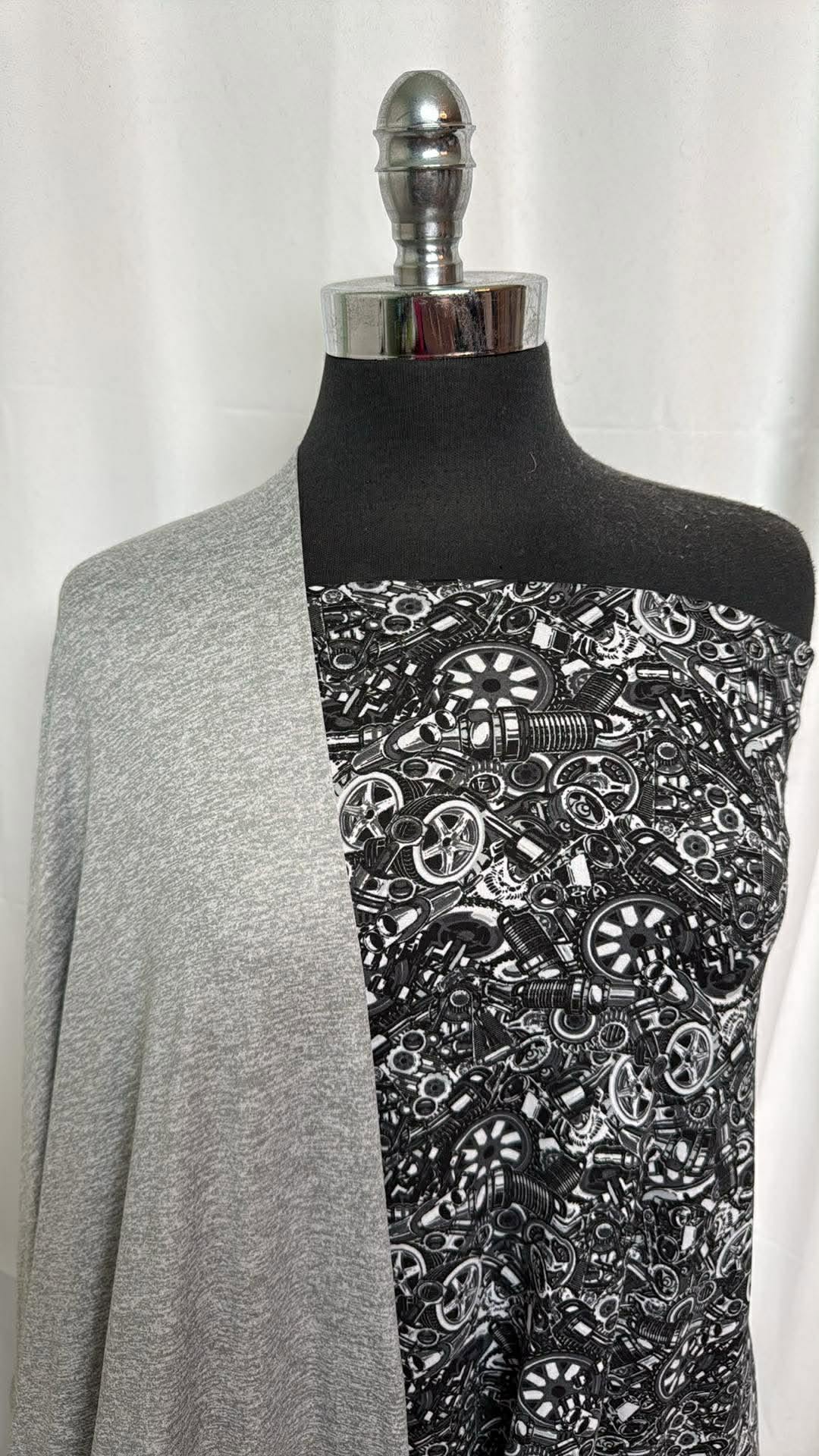 GREY/MECHANIC BUNDLE : 1YD Mechanic DBP & 2YD Grey Featherweight PF : A30186