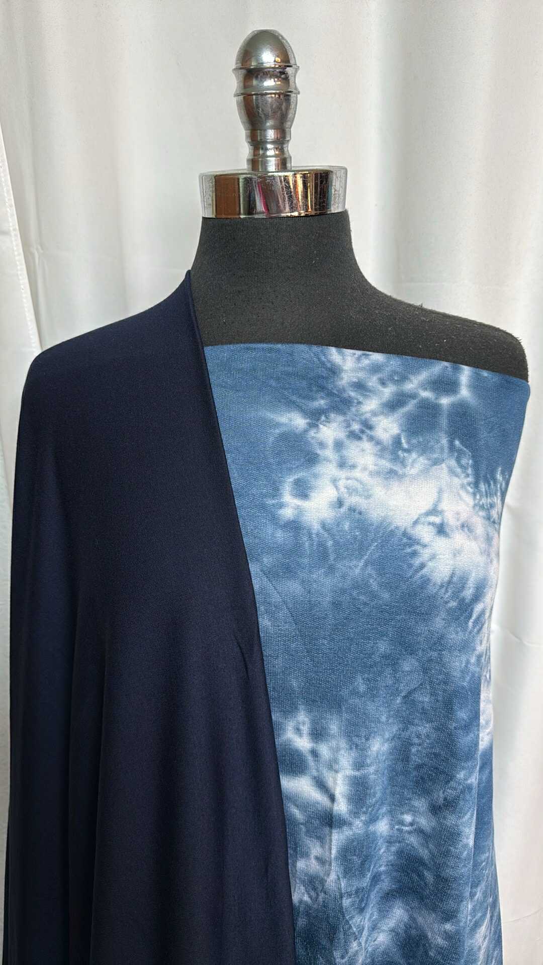 NAVY/TIE DYE BUNDLE : 2YD Tie Dye PRS FT & 2YD Navy PRS FT : A29326