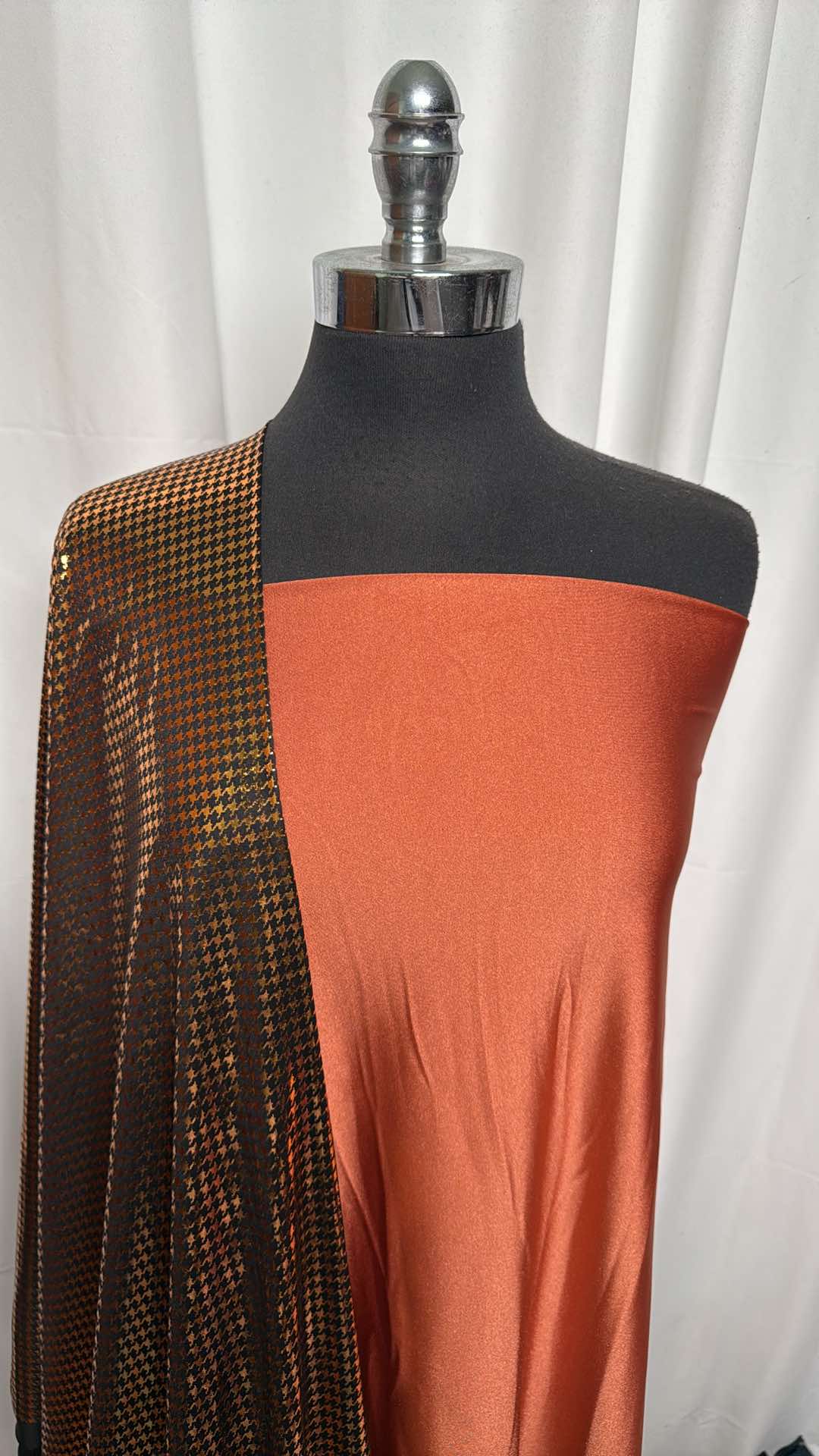 COPPER/HOUNDSTOOTH BUNDLE : 2YD Copper Shimmer PF & 2YD Foil Houndstooth ITY : A26315