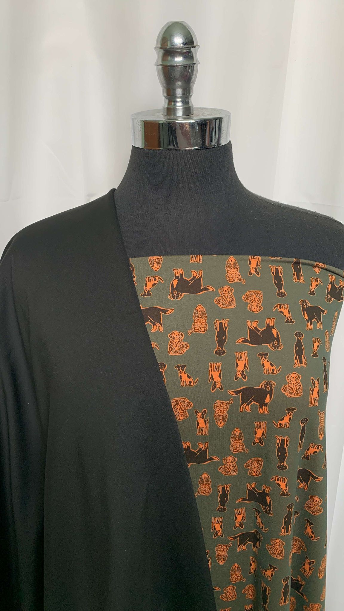 BLACK/DOGS BUNDLE : 2YD Dogs Peached PF & 2YD Black Stretch Softshell : A25762