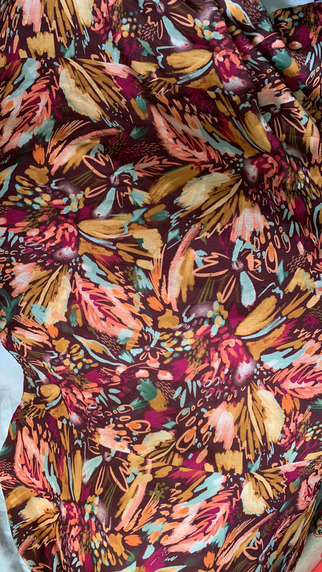 VERTICAL PANELS BUNDLE : 2.5YD Bubble Crepe w/Vertical "Panels" & 2YD Chartreuse Peached PF : A1613