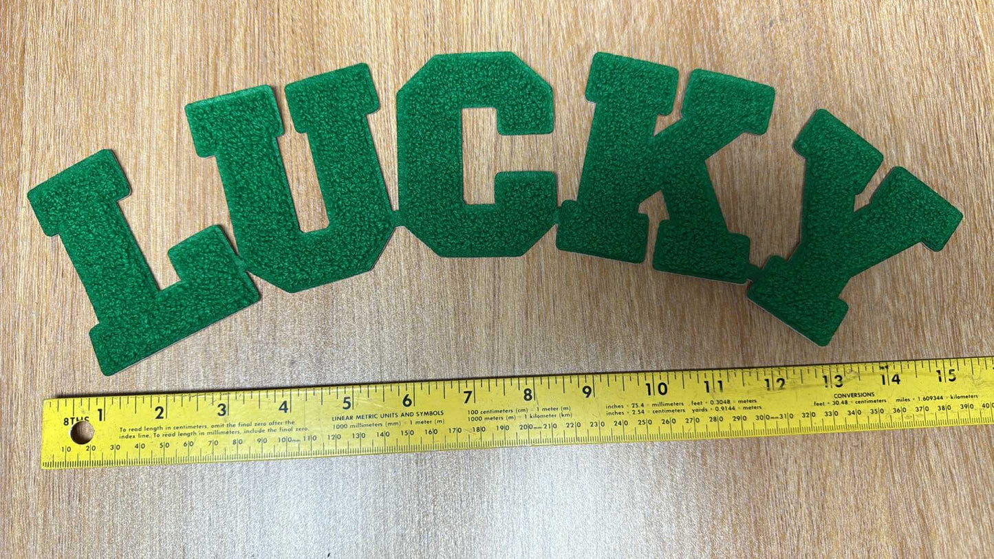 Lucky - IRON-ON Patch - Sold Individually