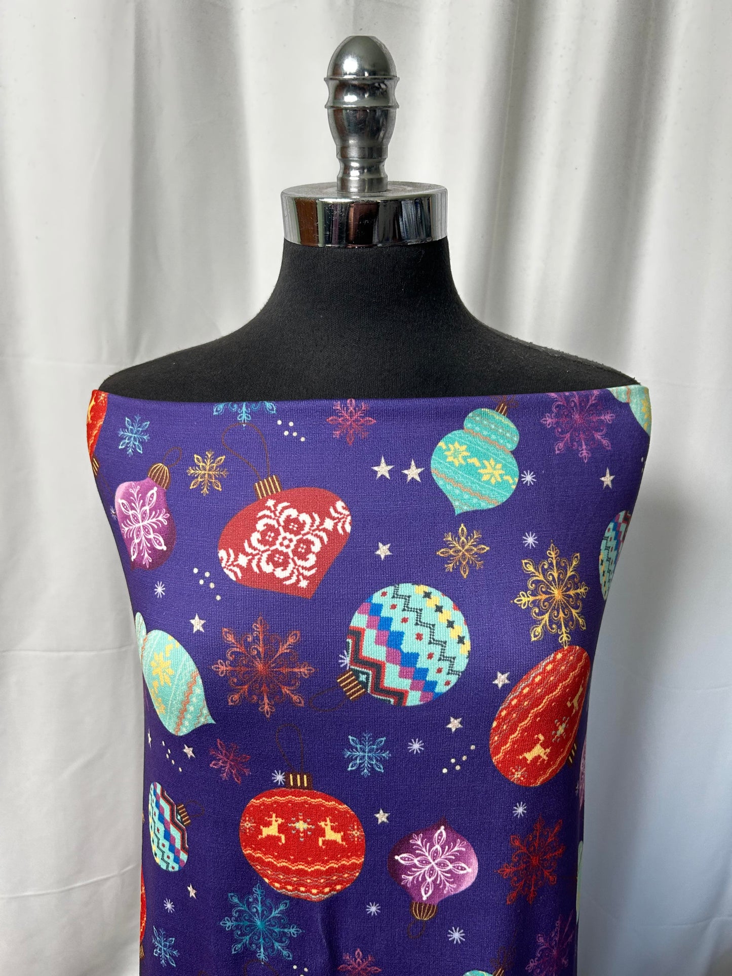 Ornaments - Double Brushed Polyester - By the Yard