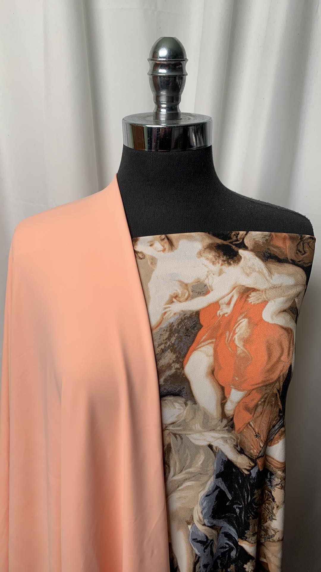 BLUSH/PAINTING BUNDLE : 1.5YD Painting ITY & 2YD Blush N/S : A1845