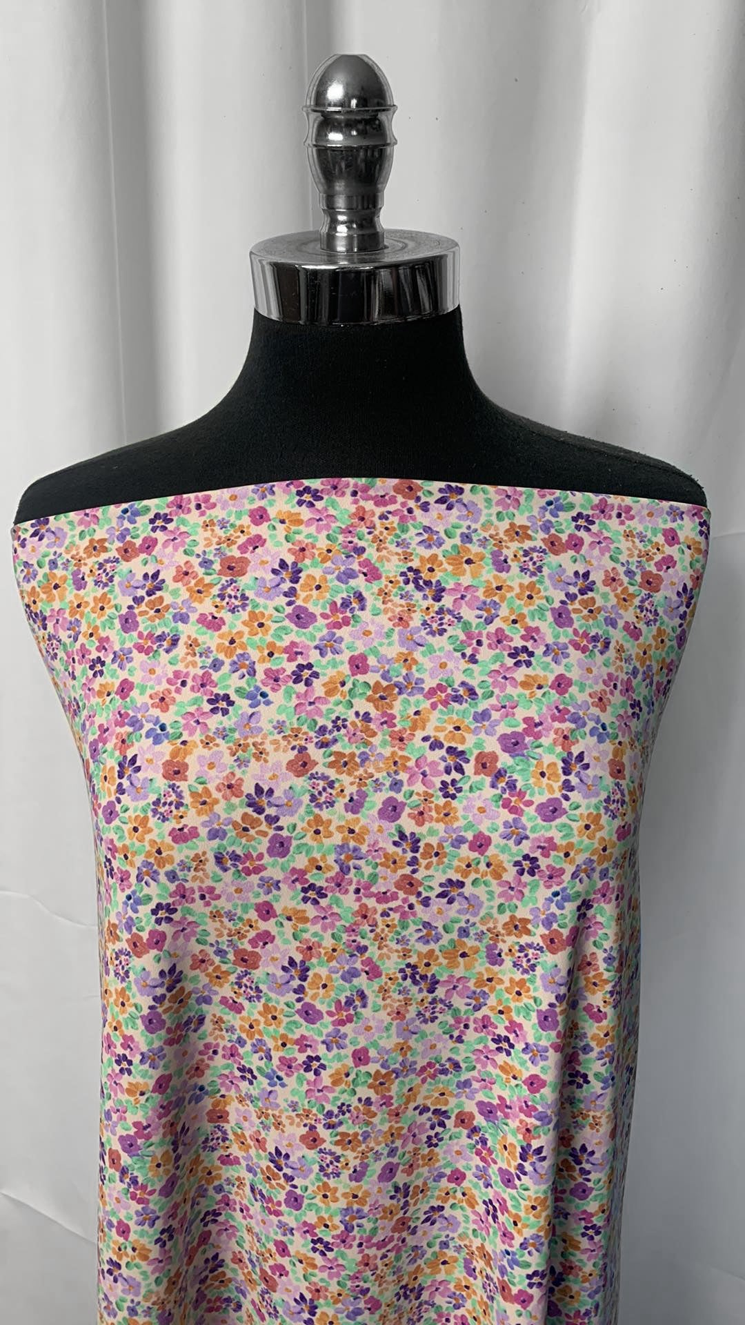 Ditsy Floral - Recycled Poly/Spandex Performance - 2 Yard Cut