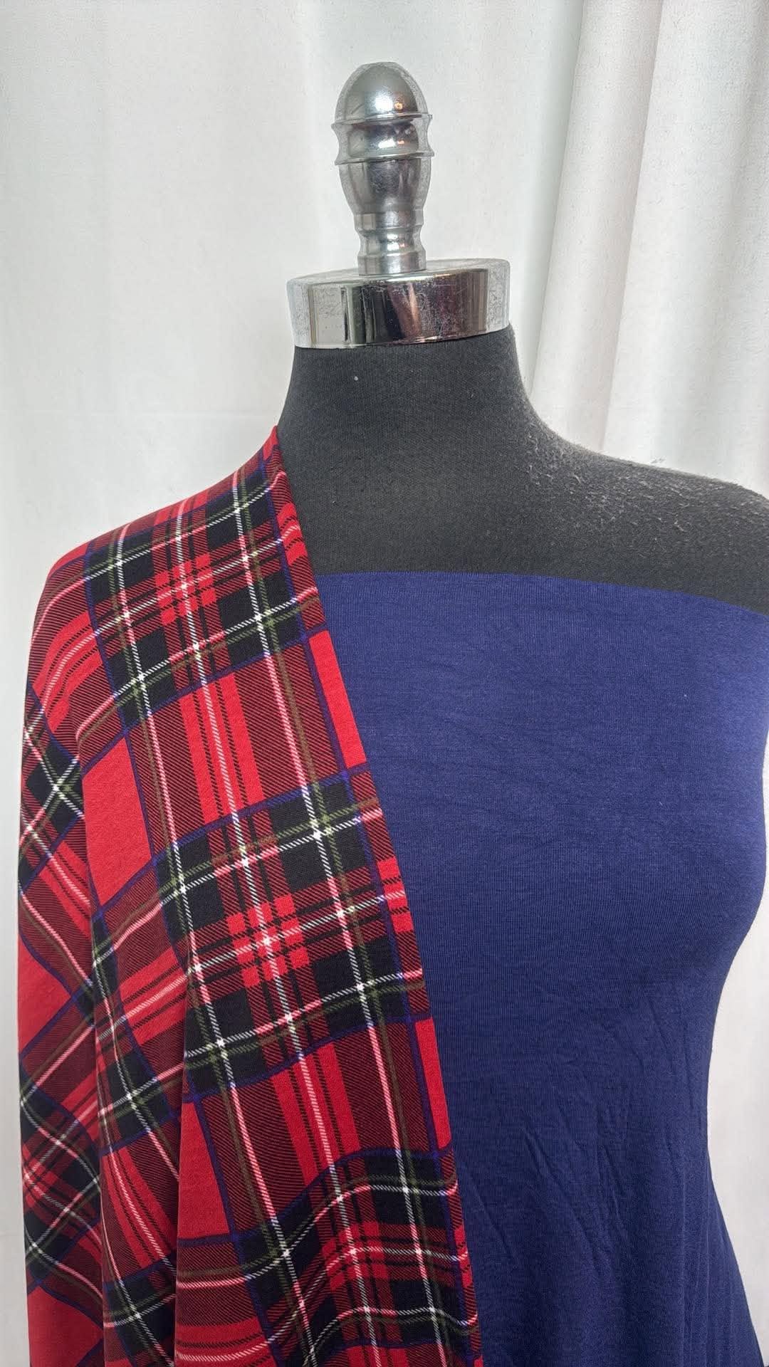 BLUE/PLAID BUNDLE : 2YD Blue R/S & 2YD Plaid PRS FT : A30907
