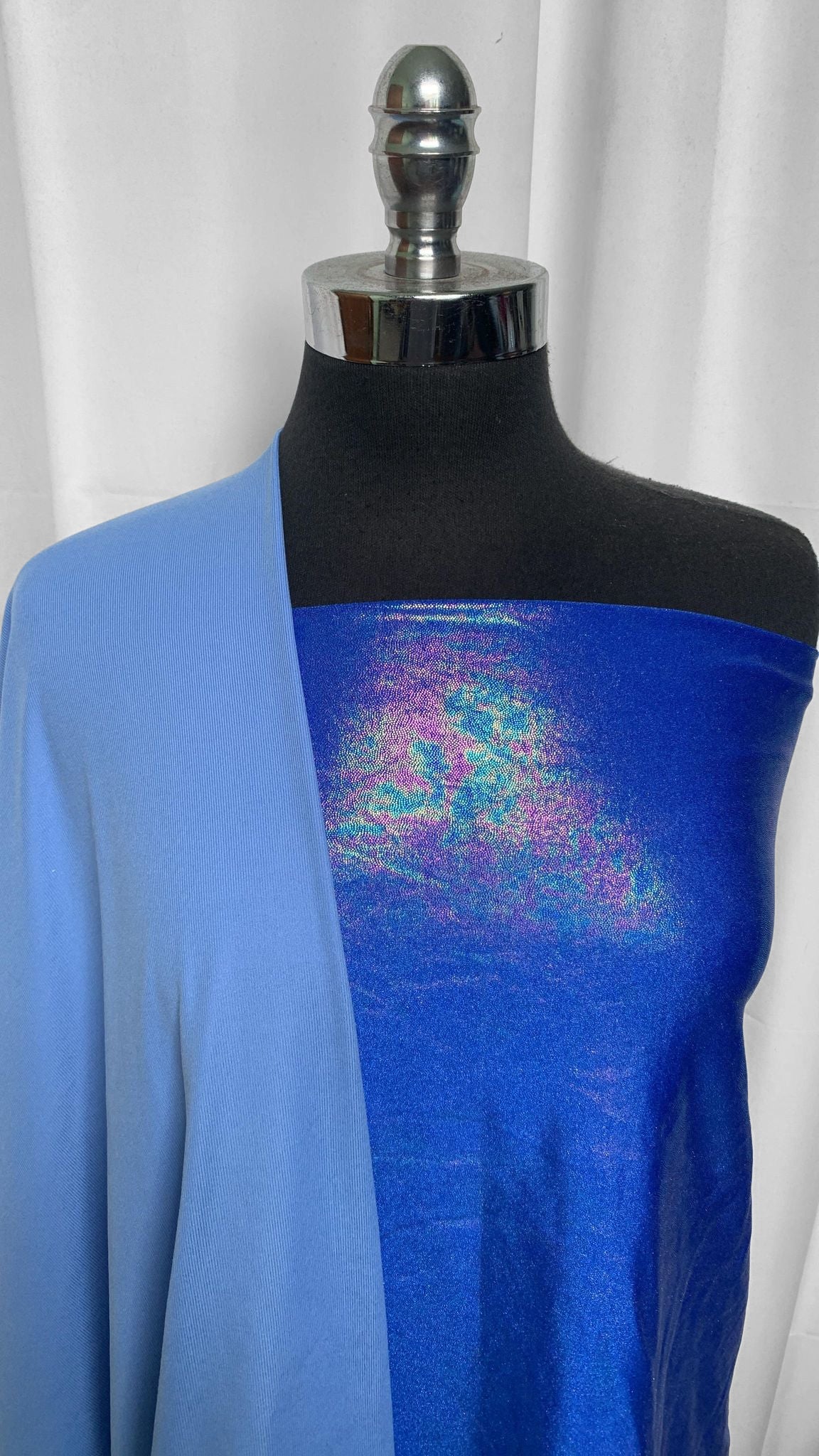 BLUE FOIL BUNDLE : 1YD Blue Foil PF & 1.5YD Blue Ribbed PF : A25536