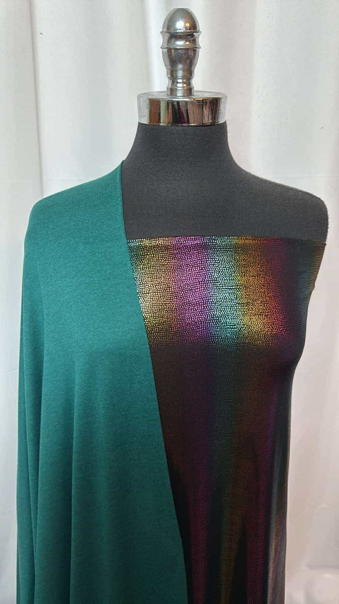 DEEP OCEAN/OMBRE FOIL BUNDLE : 2YD Ombre Foil ITY & 2YD Deep Ocean Featherweight PF : A26955