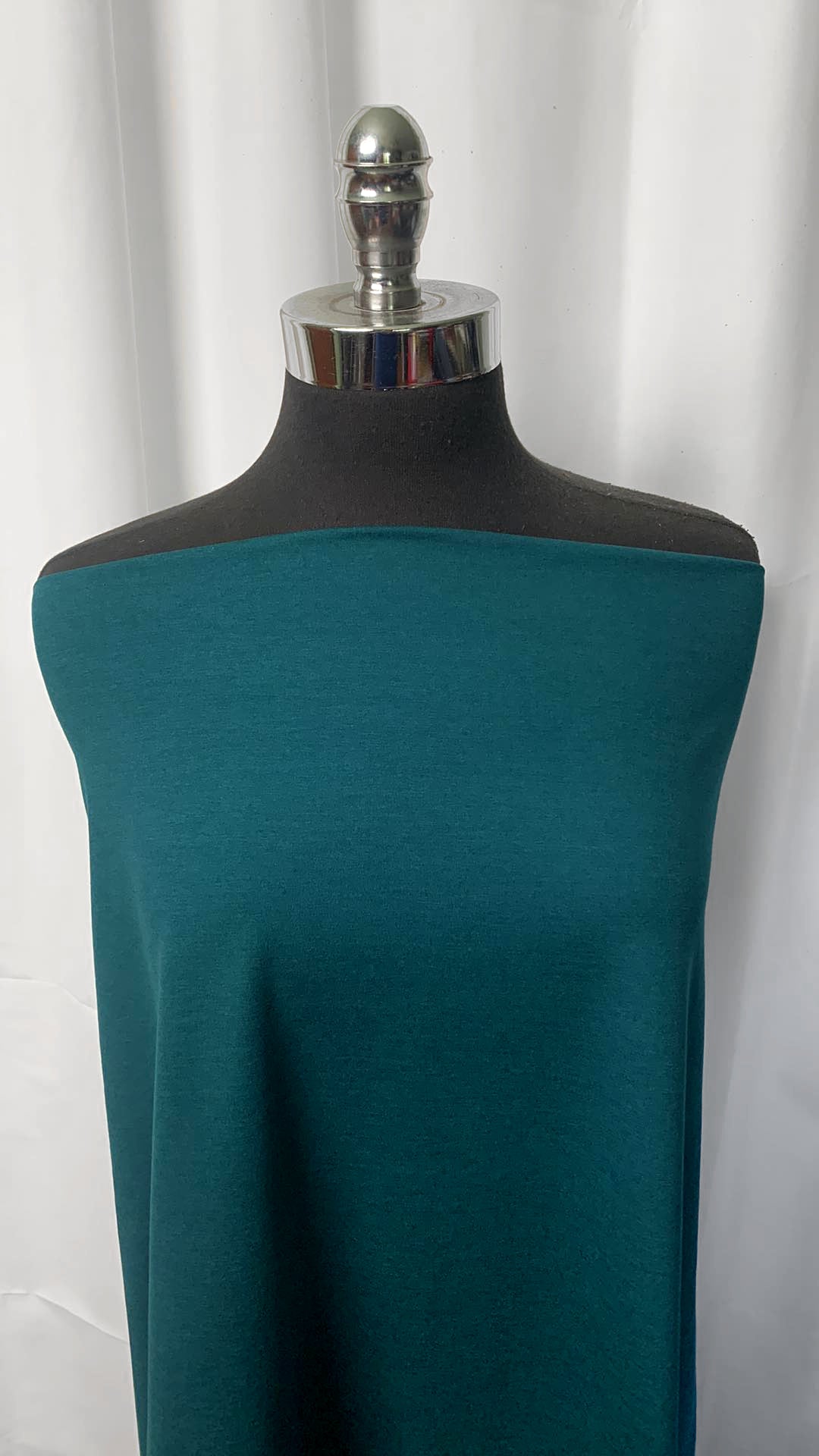 Teal Green - Peached Performance - By the 1/2 Yard