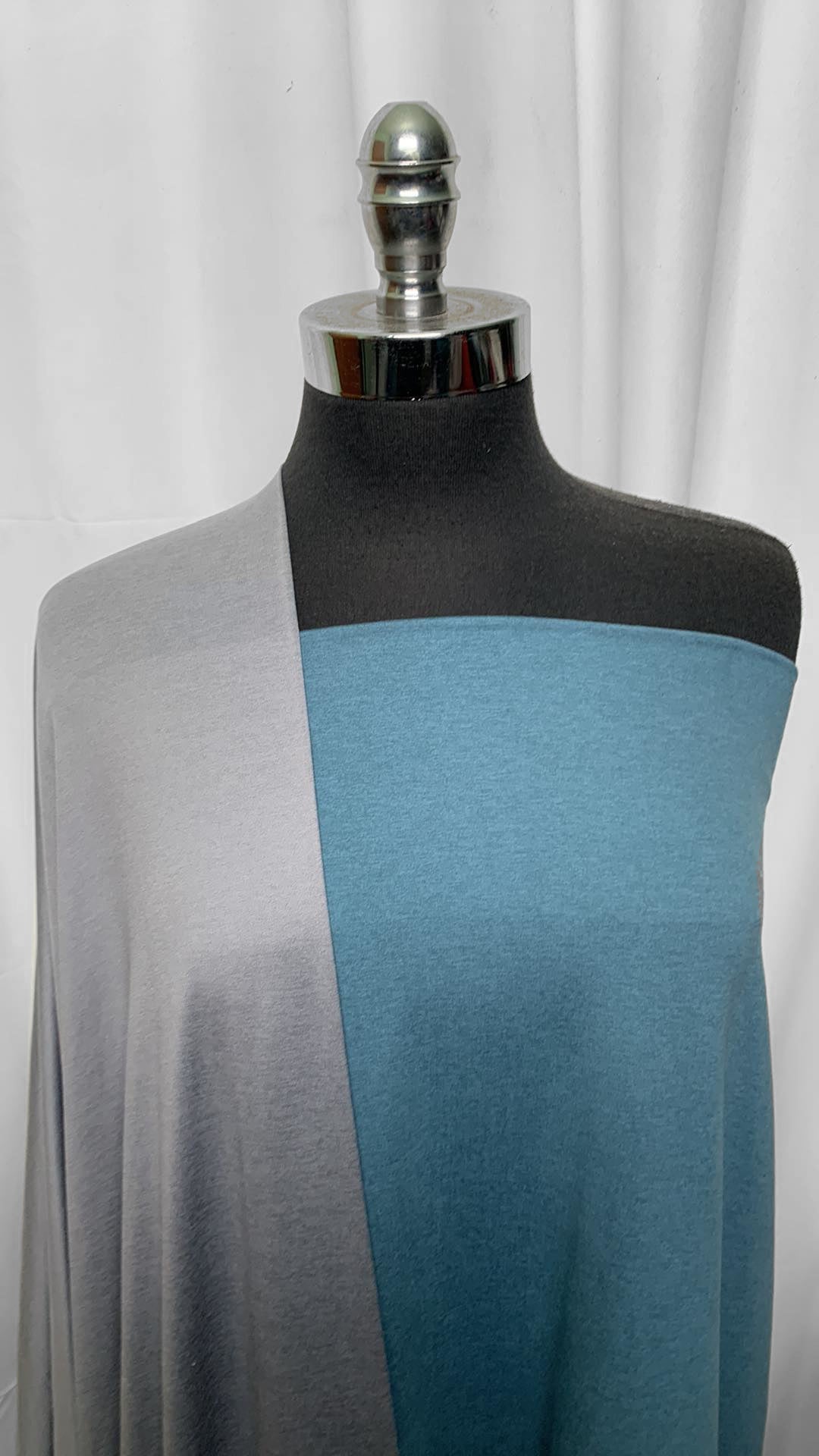 MASON BLUE/GREY BUNDLE : 1YD Mason Blue Peached PF & 1+YD Light Grey Featherweight PF : A25478