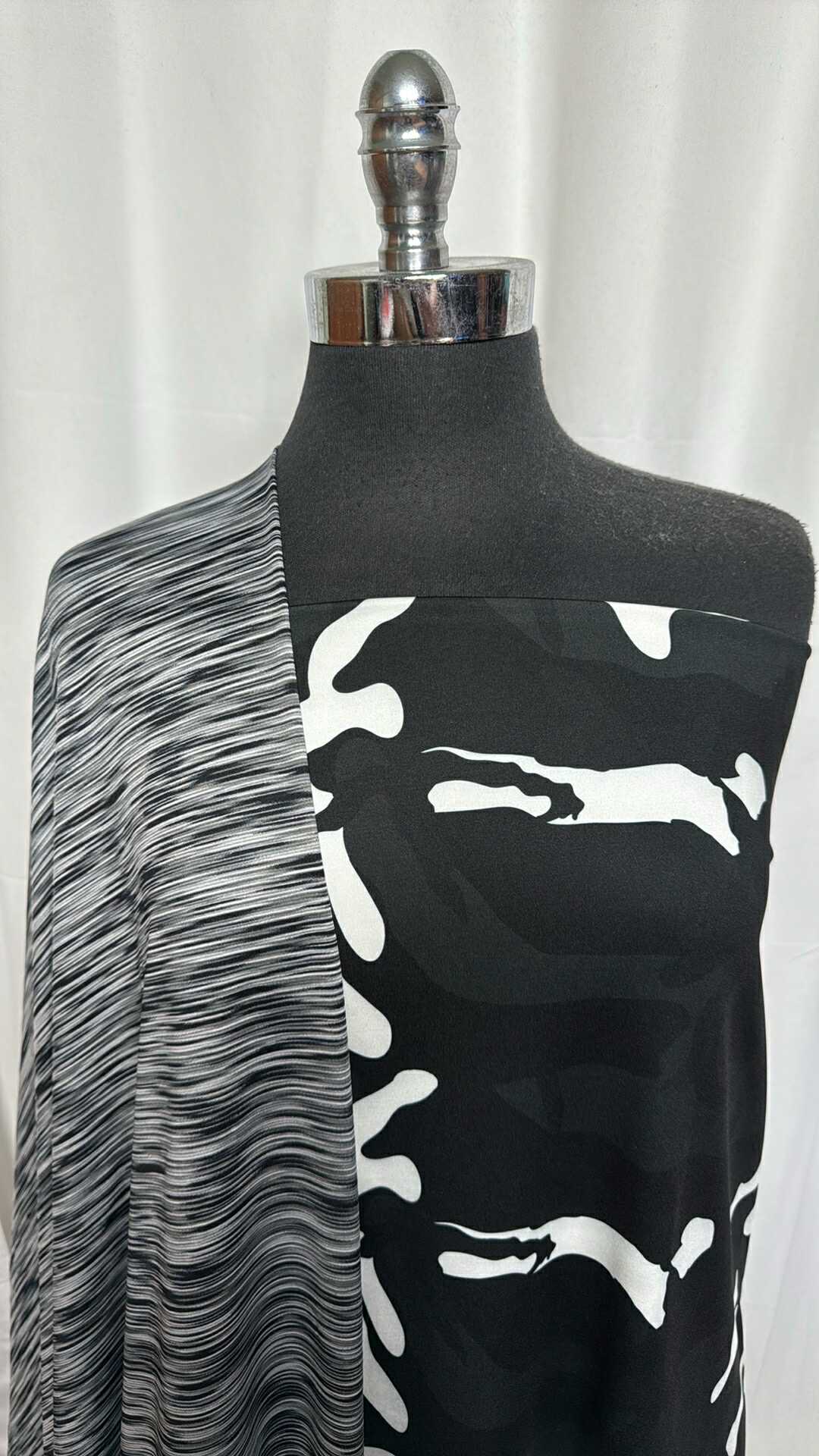 SPACE DYE/CAMO BUNDLE : 2YD Camo Heavy PF & 2YD Space Dye Printed Yoga PF : A29259