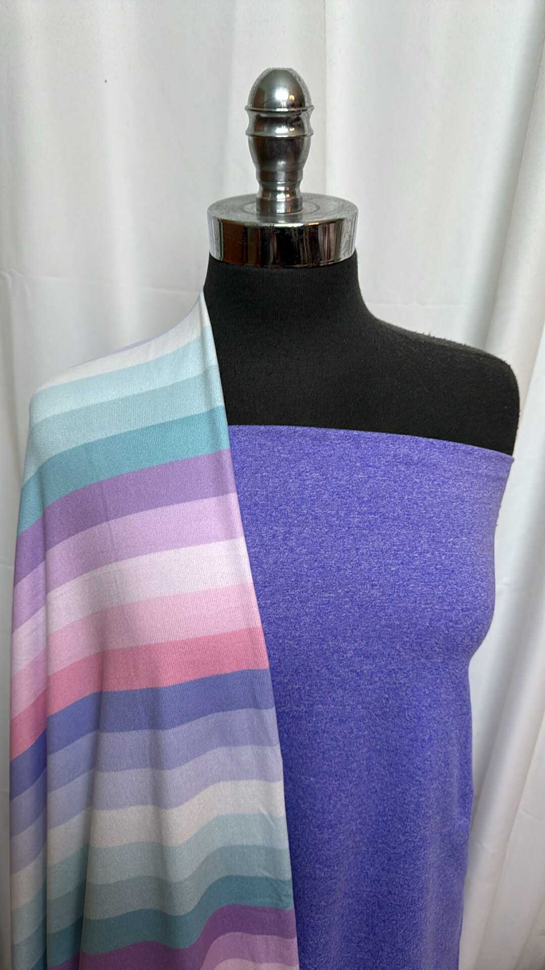 HEATHER PURPLE/PASTEL STRIPE BUNDLE : 2YD Heathered Purple DBP & 2YD Pastel Stripe Oakley SK : A28086