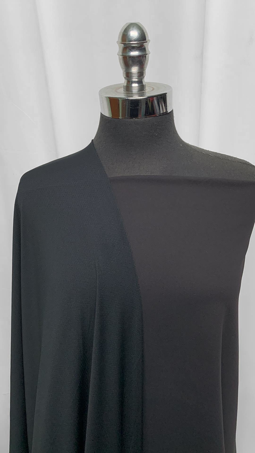 DOUBLE BLACK BUNDLE : 2YD Black Supplex & 2YD Black Light-Weight PF Mesh : A25243