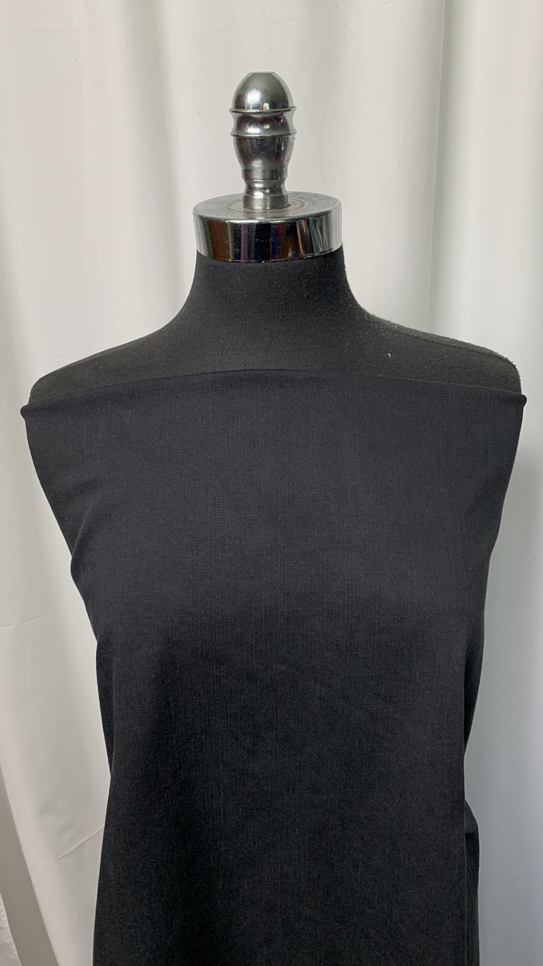 Sand Wash Black - Stretch Twill - 2 Yard Cut