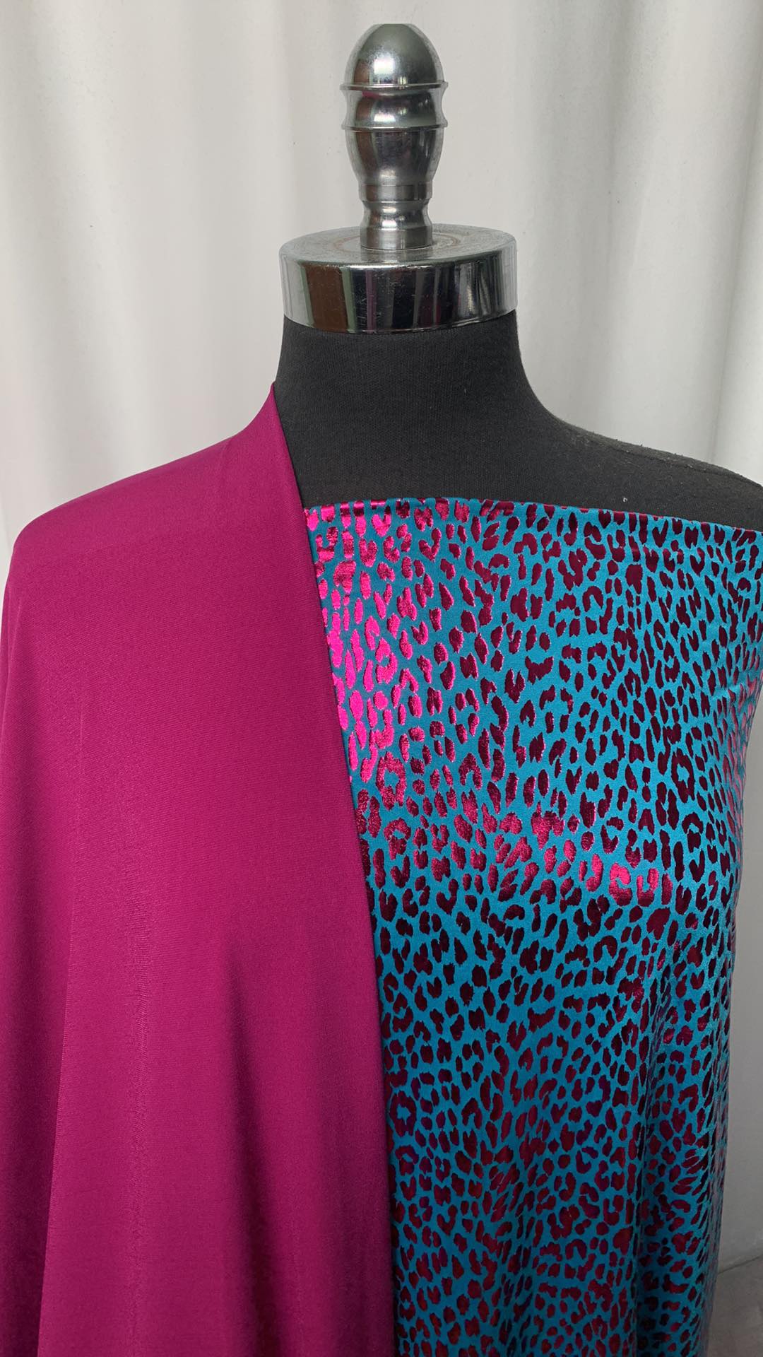 FOIL LEOPARD BUNDLE : 2YD Foil Leopard ITY & 2YD Fuchsia ITY : A1641
