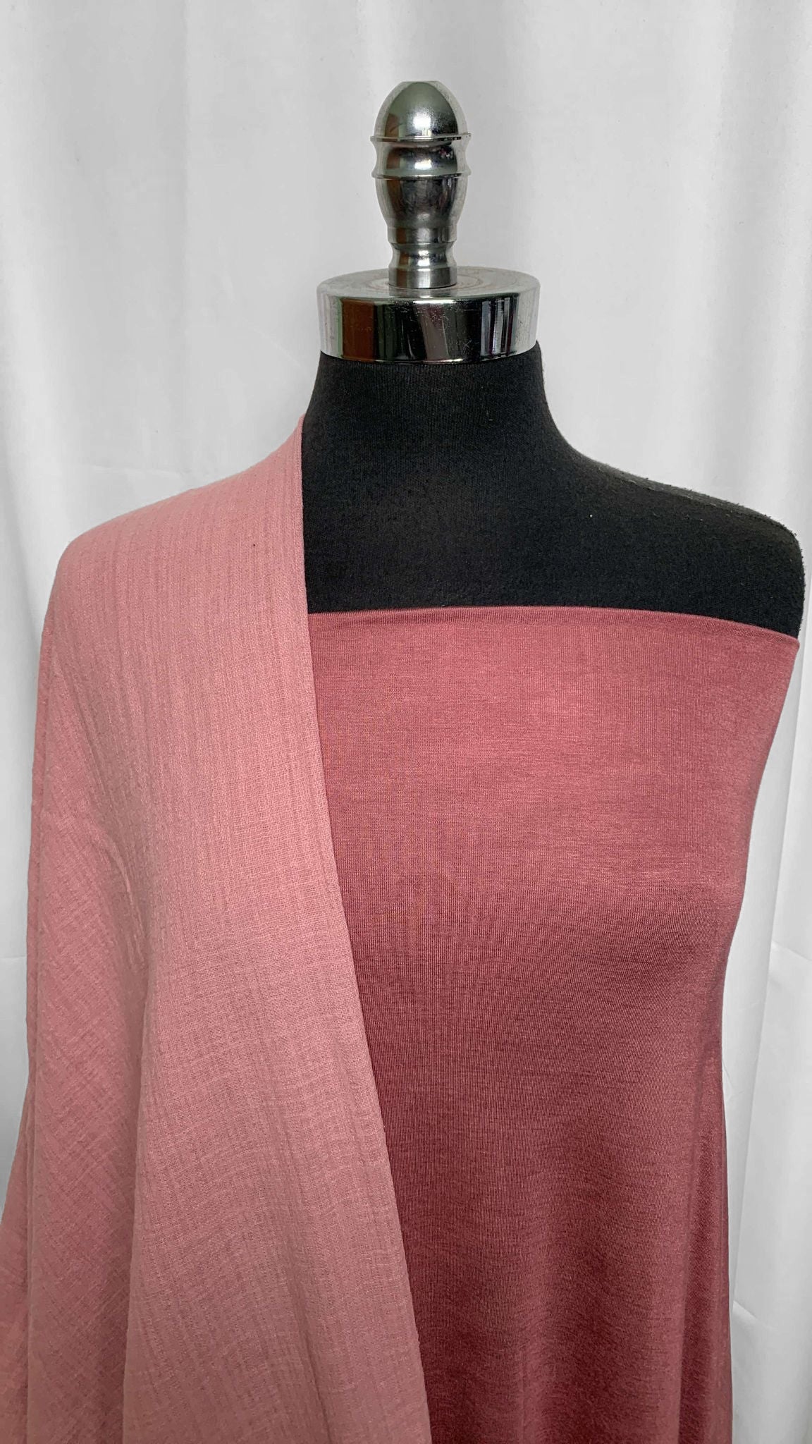 PINK/MAUVE BUNDLE : 2YD Mauve R/S & 2YD Pink Double Gauze : A25783