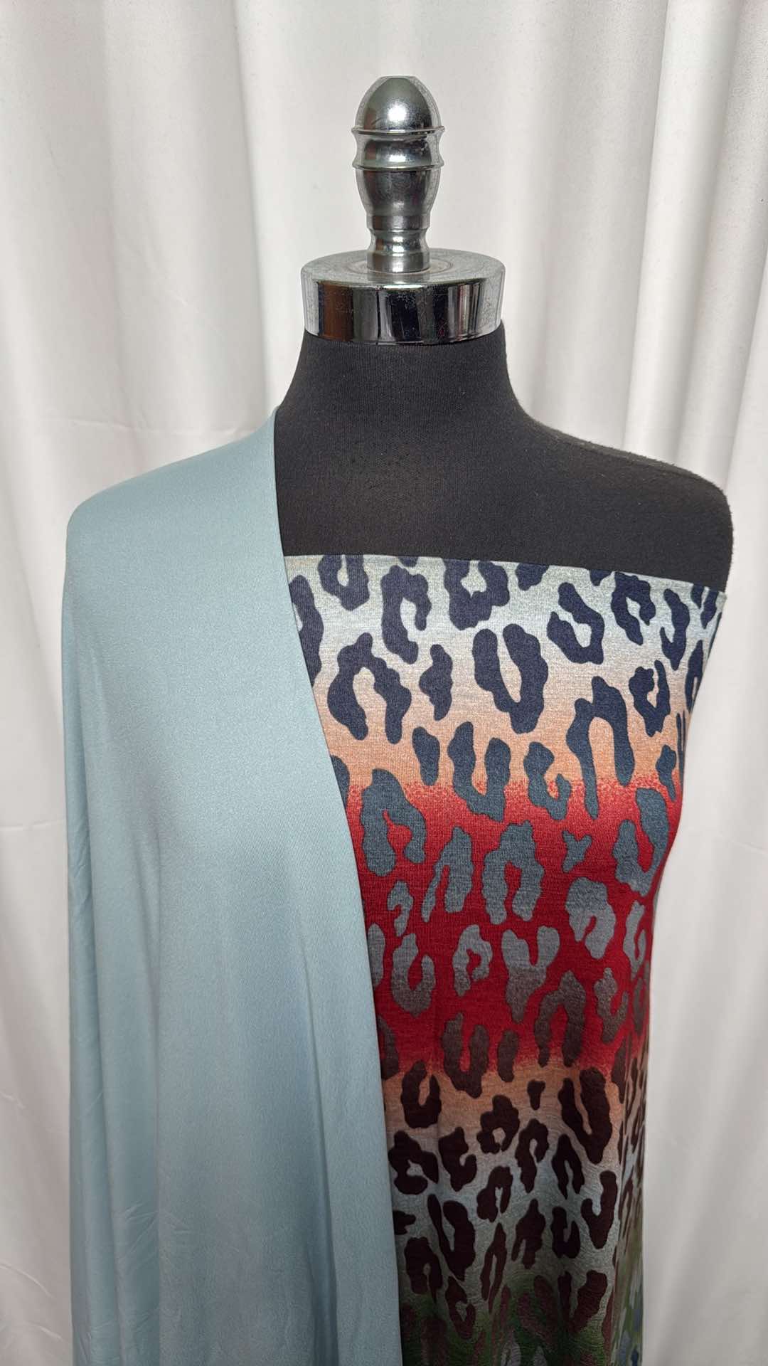 OMBRE LEOPARD BUNDLE : 2YD Solid P/S & 2YD Ombre Leopard R/S : A26240