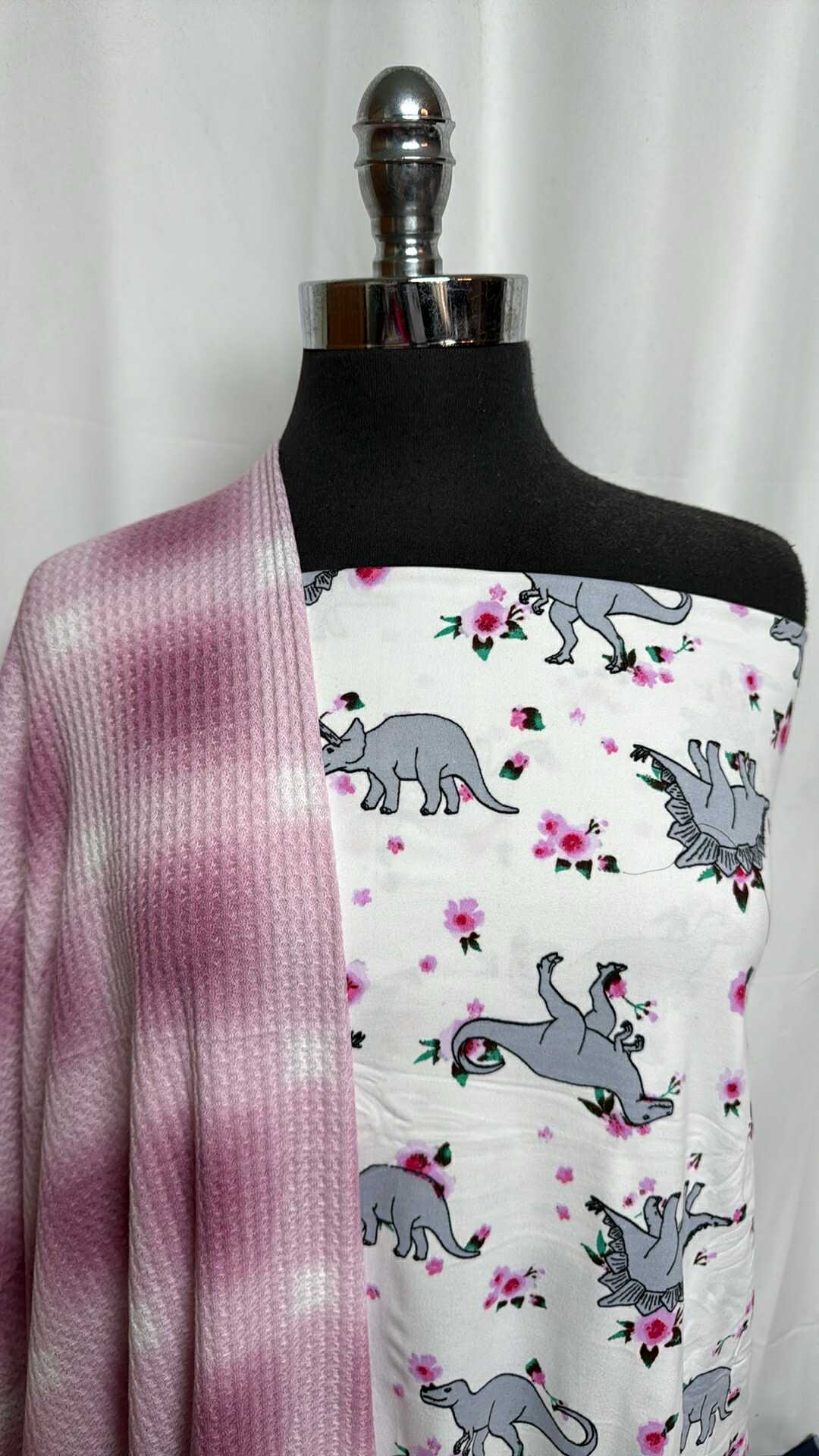 DINO/WAFFLE BUNDLE : 1YD Dino DBP & 2YD Waffle Knit : A29140
