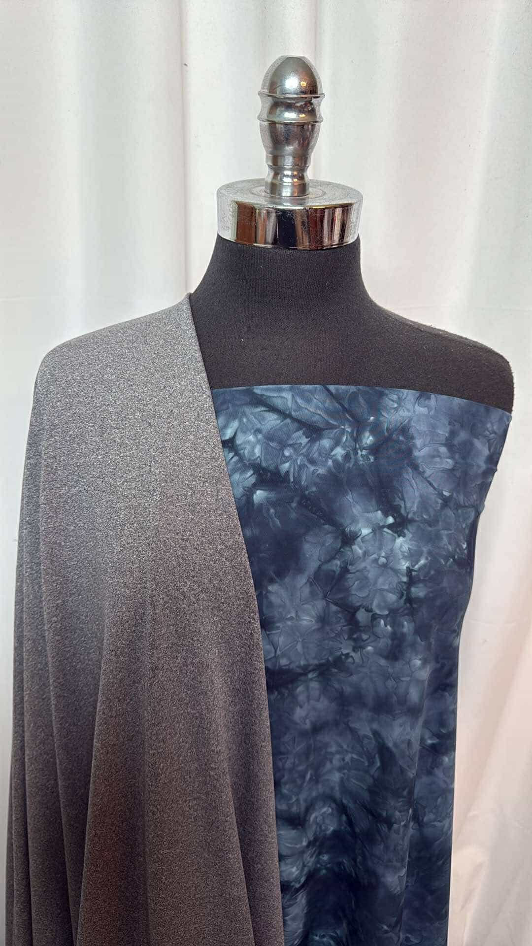 GREY/TIE DYE BUNDLE : 2YD Grey PF FT & 2YD Tie Dye Top-Weight PF : A26895