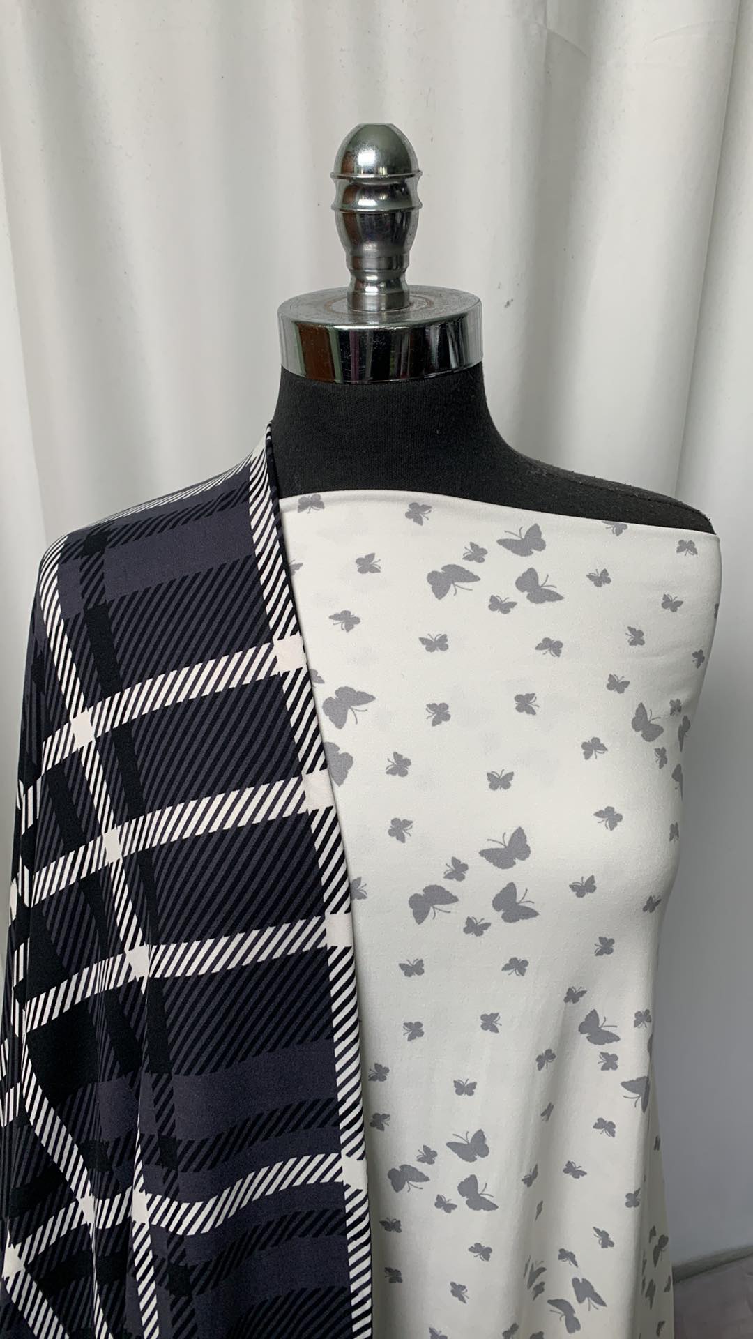 BUTTERFLY/PLAID BUNDLE : 2YD Butterfly DBP & 2YD Plaid DBP : A1659