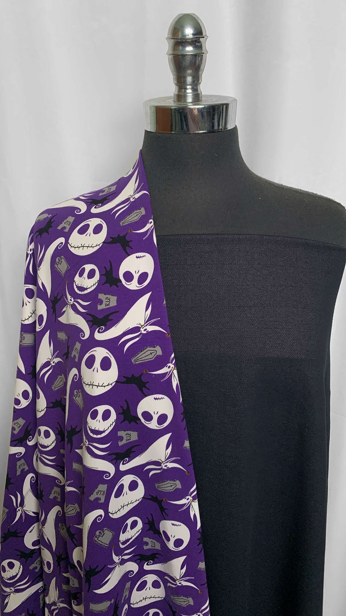 PURPLE NIGHTMARE BUNDLE : 1YD C/S Knit Denim & 2YD Purple Nightmare C/S : A25729