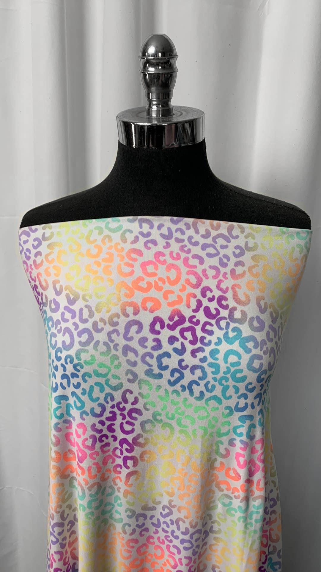 Ombre Leopard - Double Brushed Poly Spandex - By the Yard
