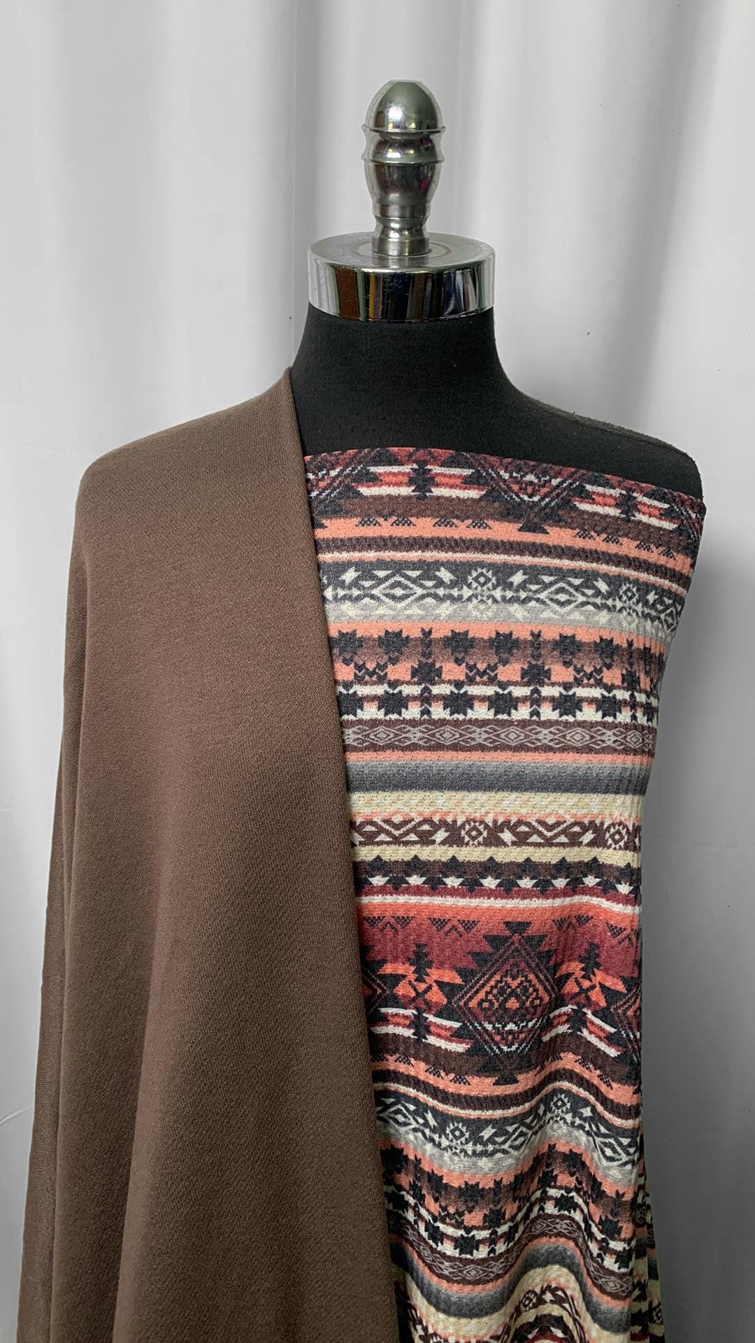 BROWN/SOUTHWEST BUNDLE : 3YD Southwest Waffle & 2YD C/P : A2282