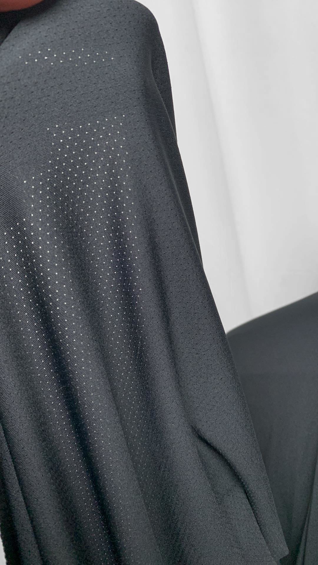 DOUBLE BLACK BUNDLE : 2YD Black Supplex & 2YD Black Light-Weight PF Mesh : A25243