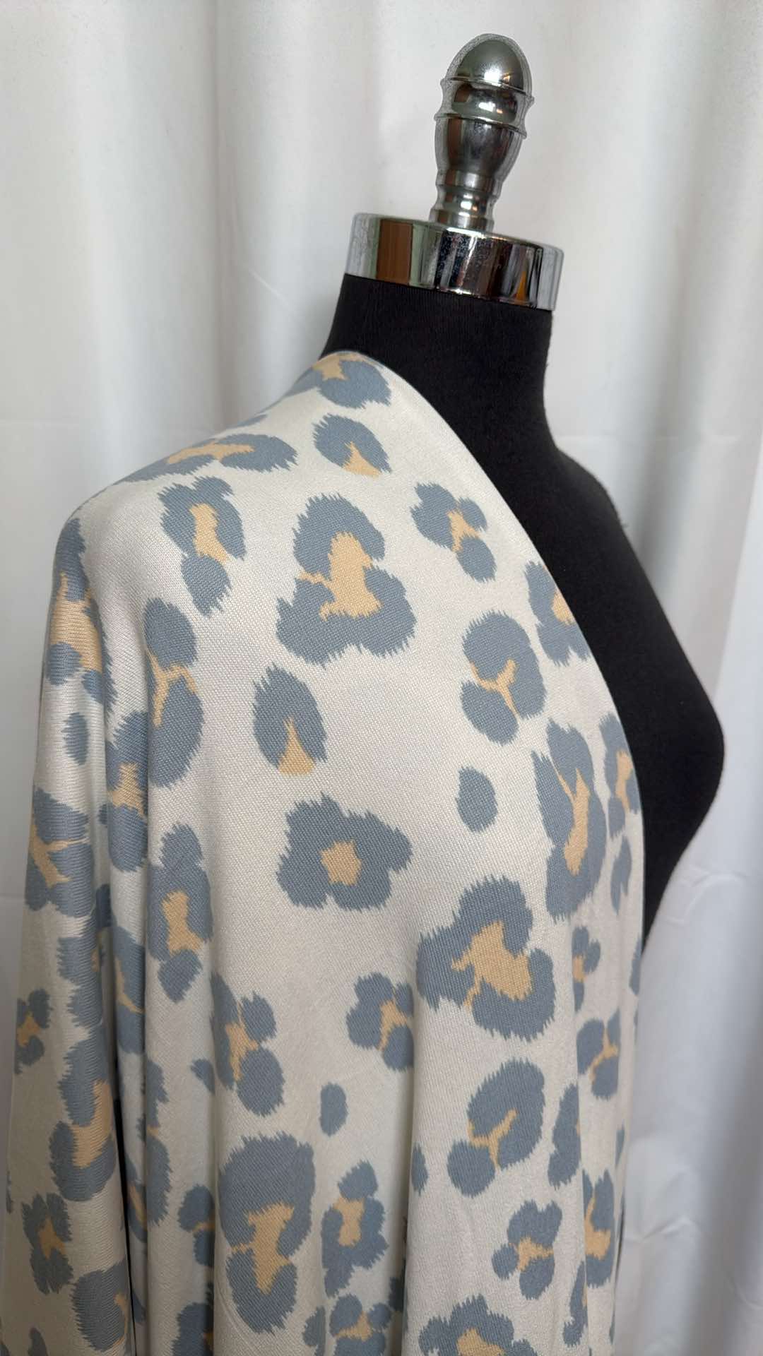Ivory Leopard - Oakley Sweater Knit - 2 Yard Cut