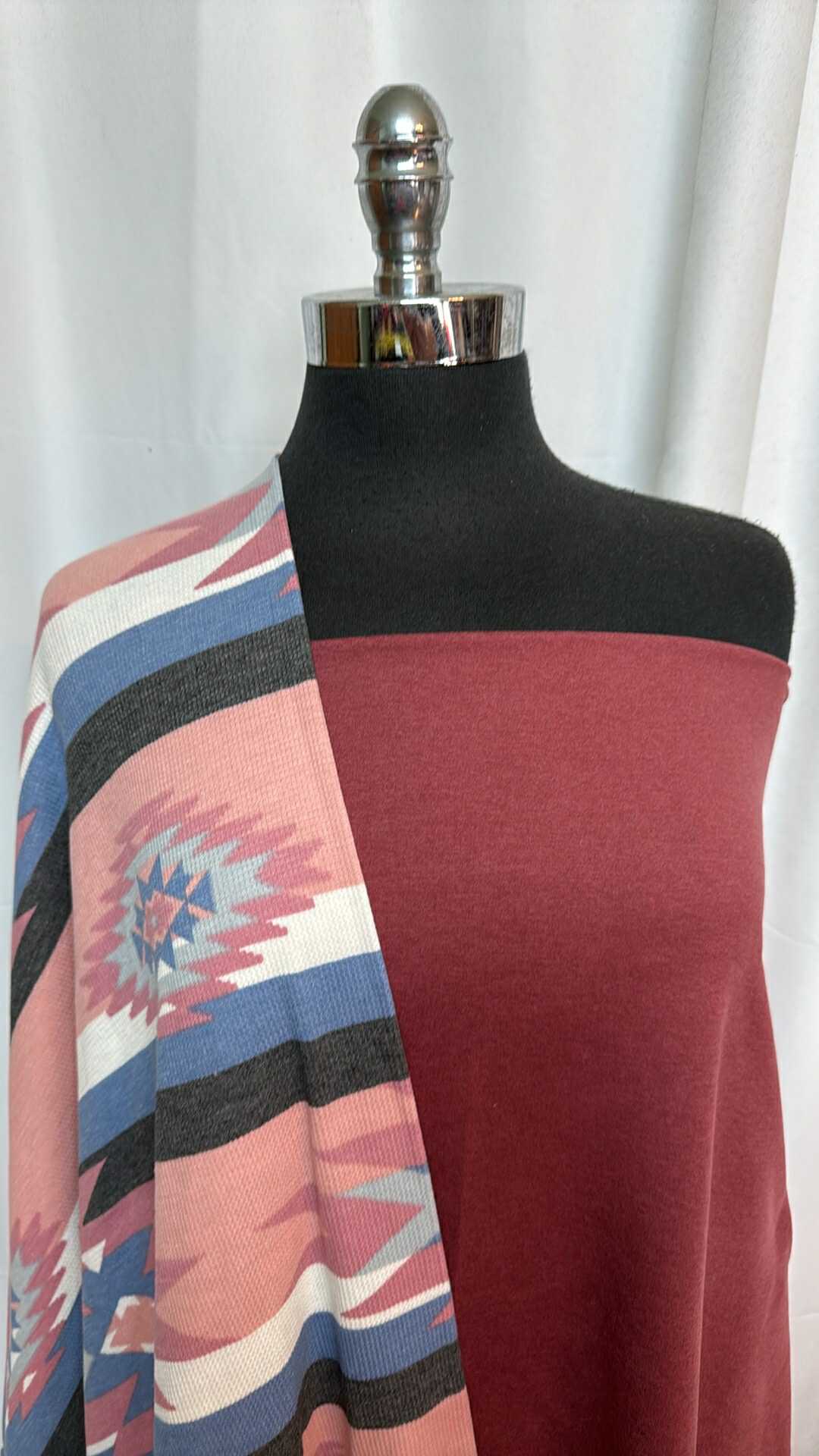 RAISIN/SOUTHWEST BUNDLE : 1YD Raisin Peached PF & 1YD Southwest Thermal : A28776