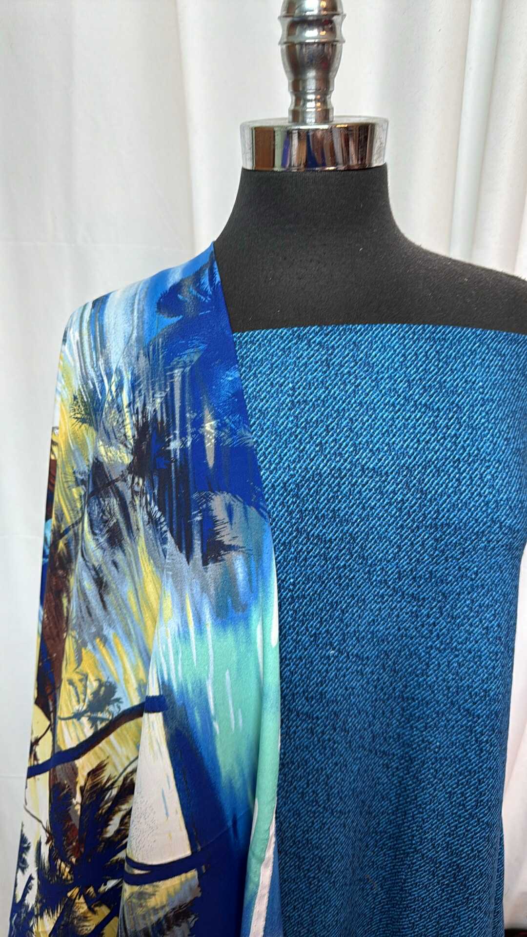 "DENIM"/BEACH BUNDLE : 1YD "Denim" DBP & 2YD Beach Double-Border PWD : A27743