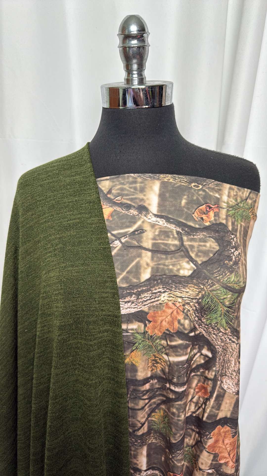 OLIVE/TREE CAMO BUNDLE : 30" Cut of Tree Camo DBP & 2YD Olive Hacci SK : A27157