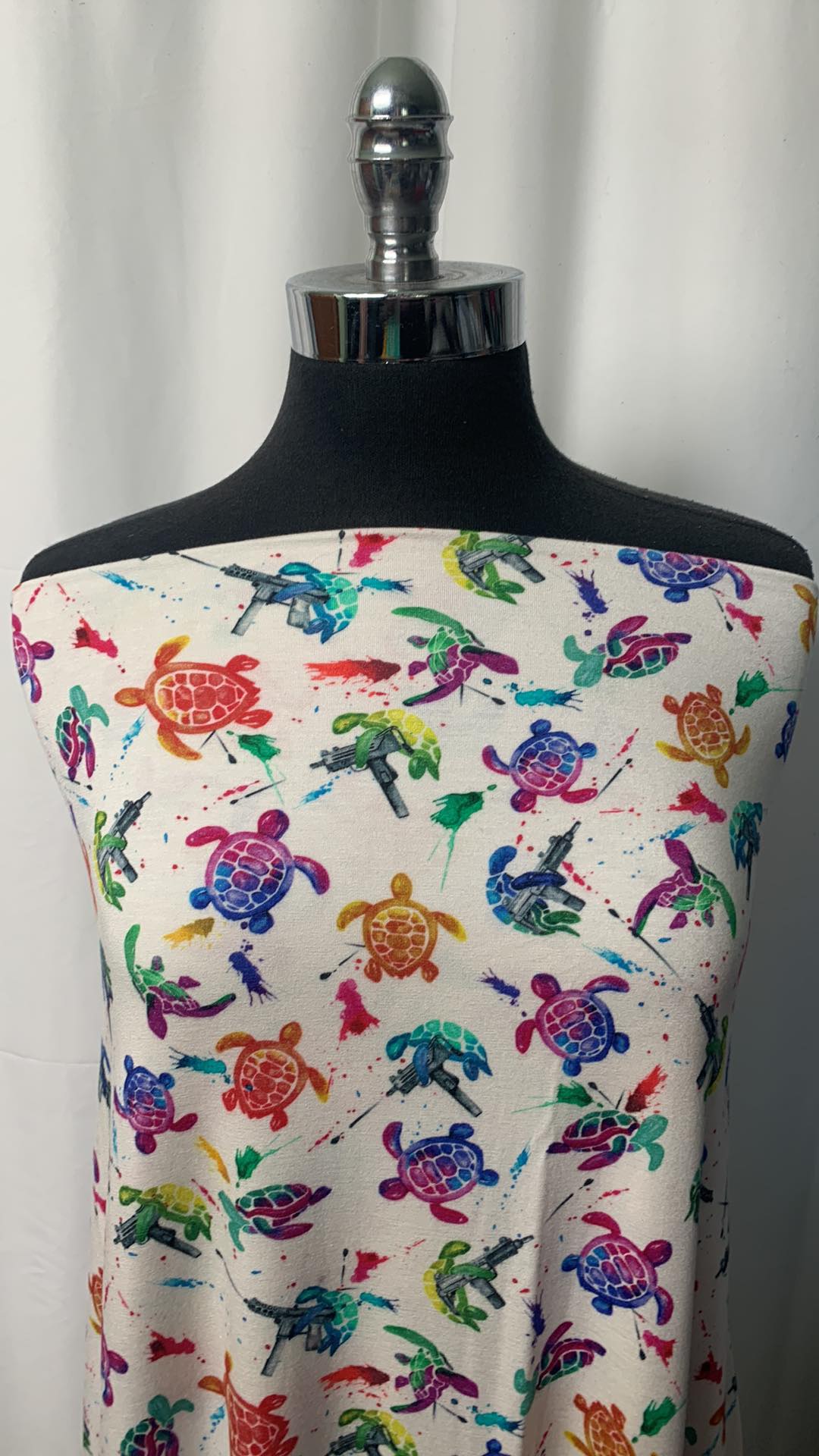 Fighting Turtles - Modal Spandex - By the Yard