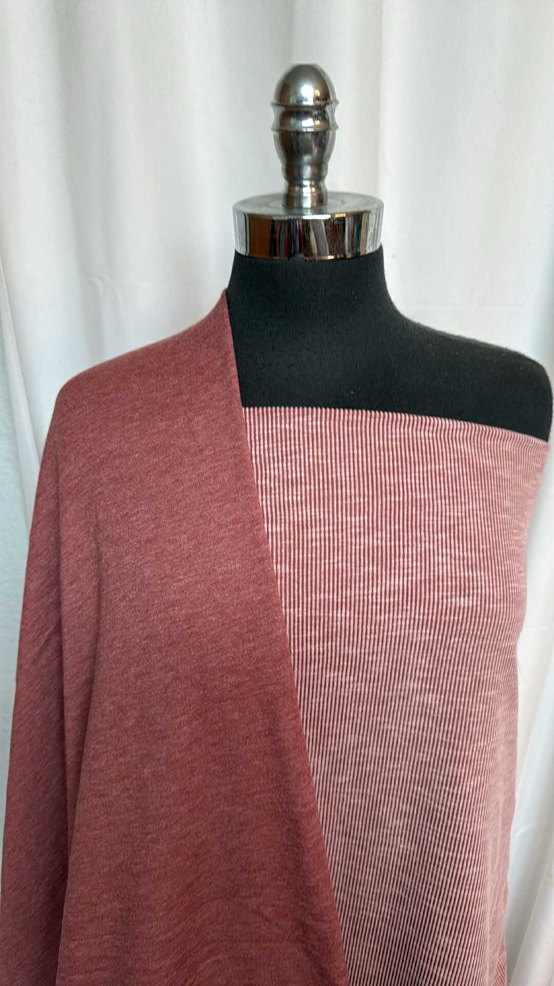 MARSALA BUNDLE : 2YD Sandwash Rib & 2YD Marsala Brushed PRS FT : A28630