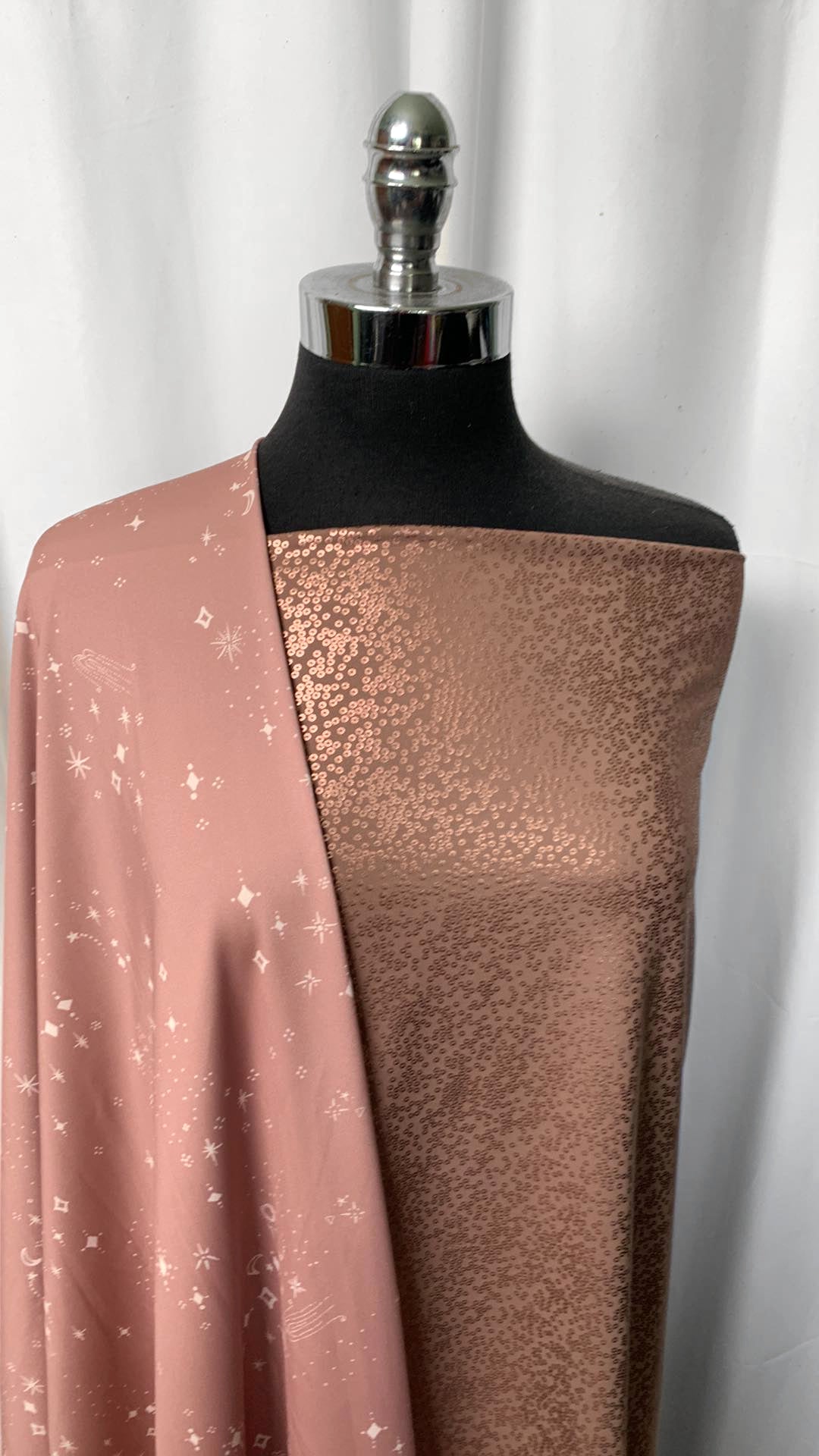 CELESTIAL BUNDLE : 2YD Foil "Sequin" PF & 1.5YD Celestial PF : A1172