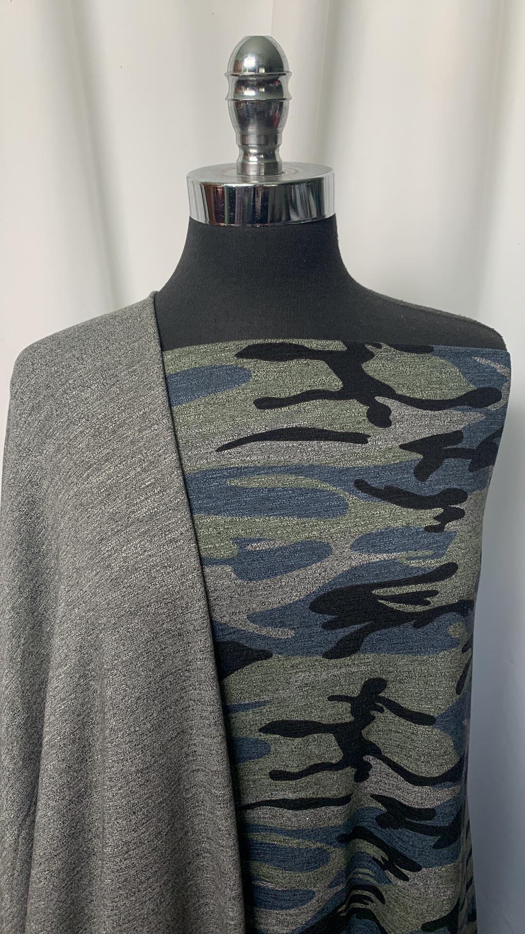 HEATHER GREY CAMO BUNDLE : 2YD Heather Grey C/S FT & 2YD Camo C/S FT : A1467