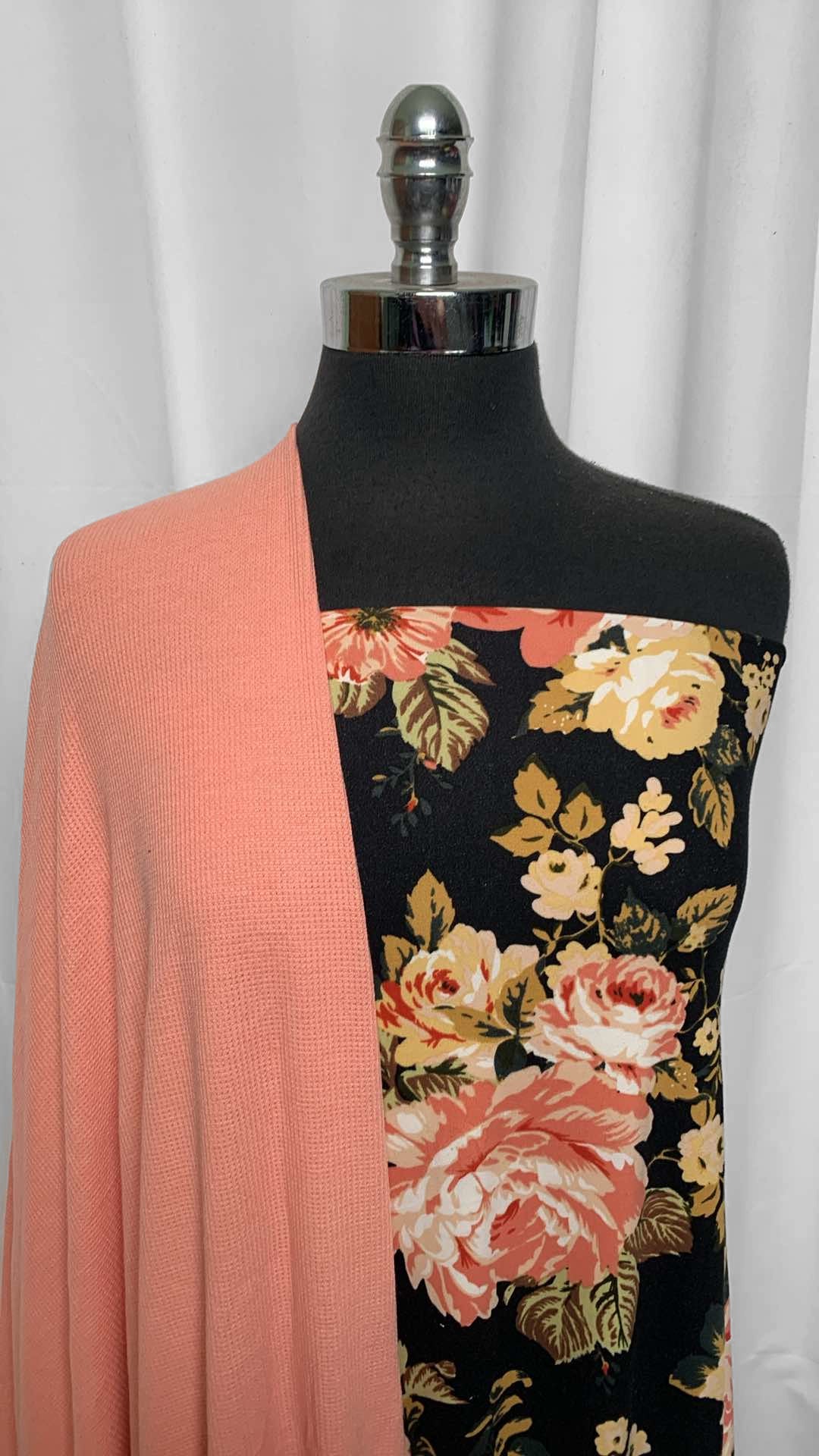 FLORAL/CORAL THERMAL BUNDLE : 2YD Floral DBP & 1+YD Coral Thermal : A25826
