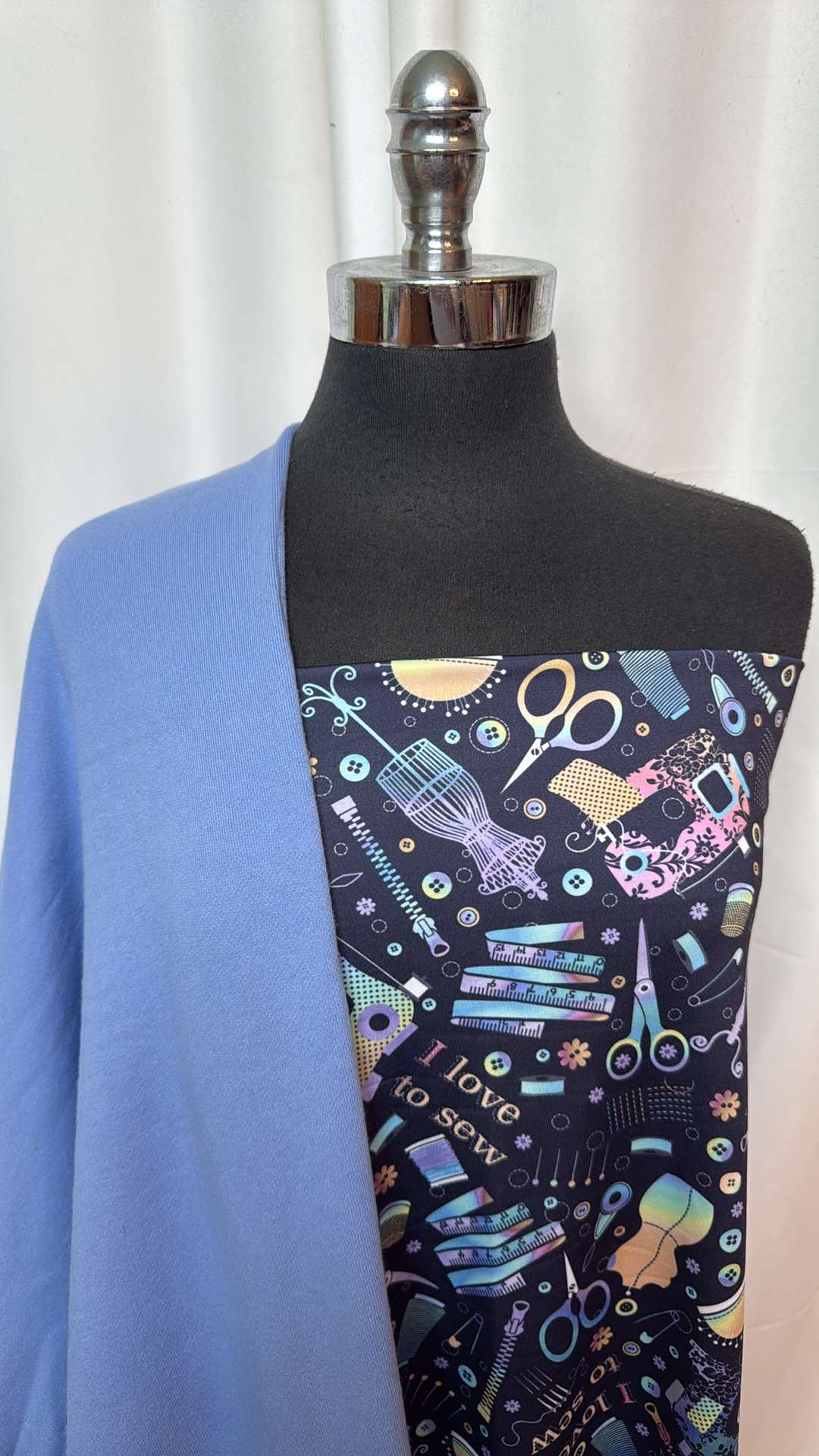 LOVE to SEW/BLUE BUNDLE : 1YD Love to Sew PF & 2YD Blue C/P FT : A26811