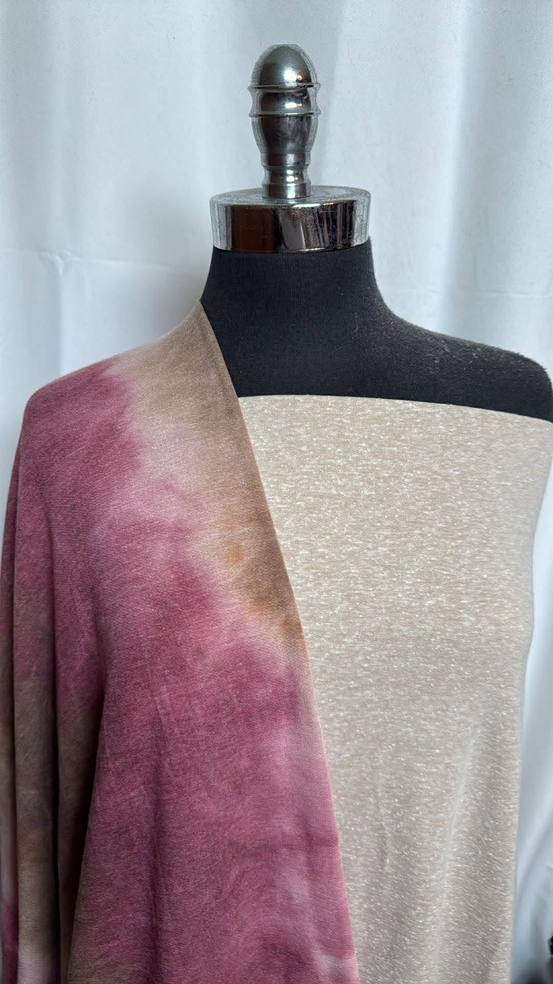 OATMEAL/TIE DYE BUNDLE : 2YD Oatmeal Triblend FT & 2YD Tie Dye PRS FT : A30027