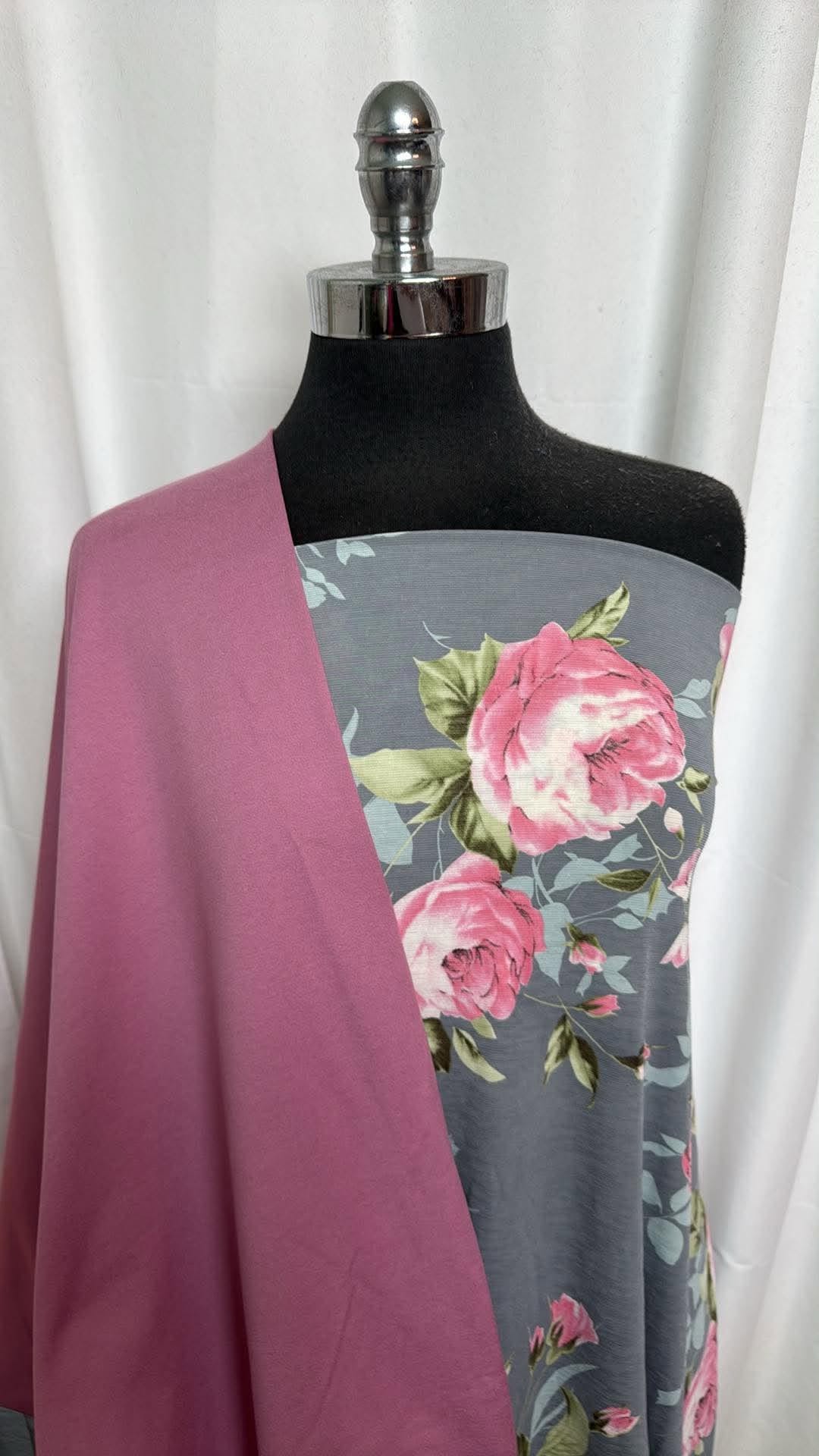 ORCHID/FLORAL BUNDLE : 3YD Floral Bulgari & 2YD Orchid Peached PF : A30550