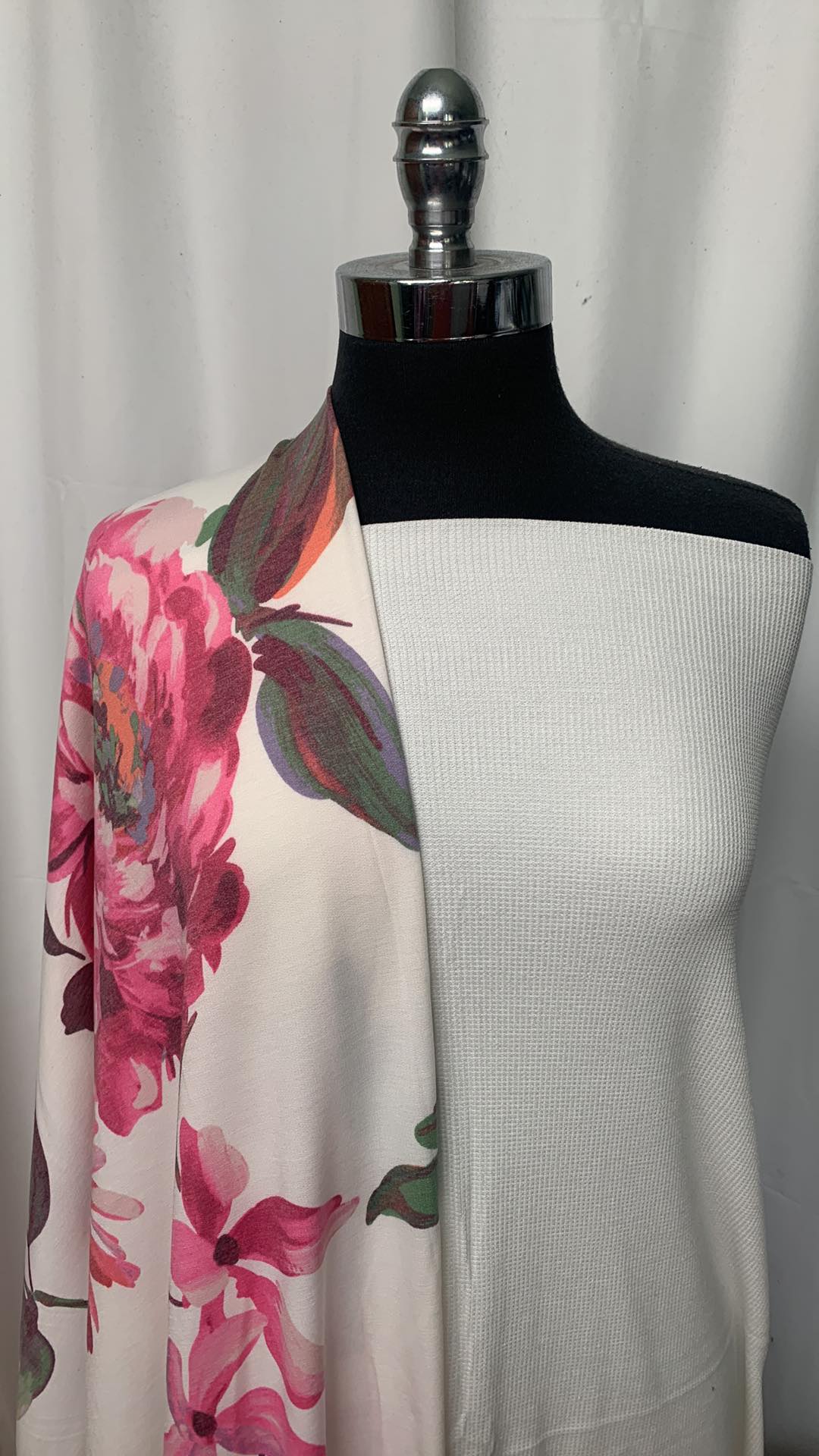 IVORY FLORAL BUNDLE : 2YD Floral PRS FT & 2YD Ivory Thermal : A1587
