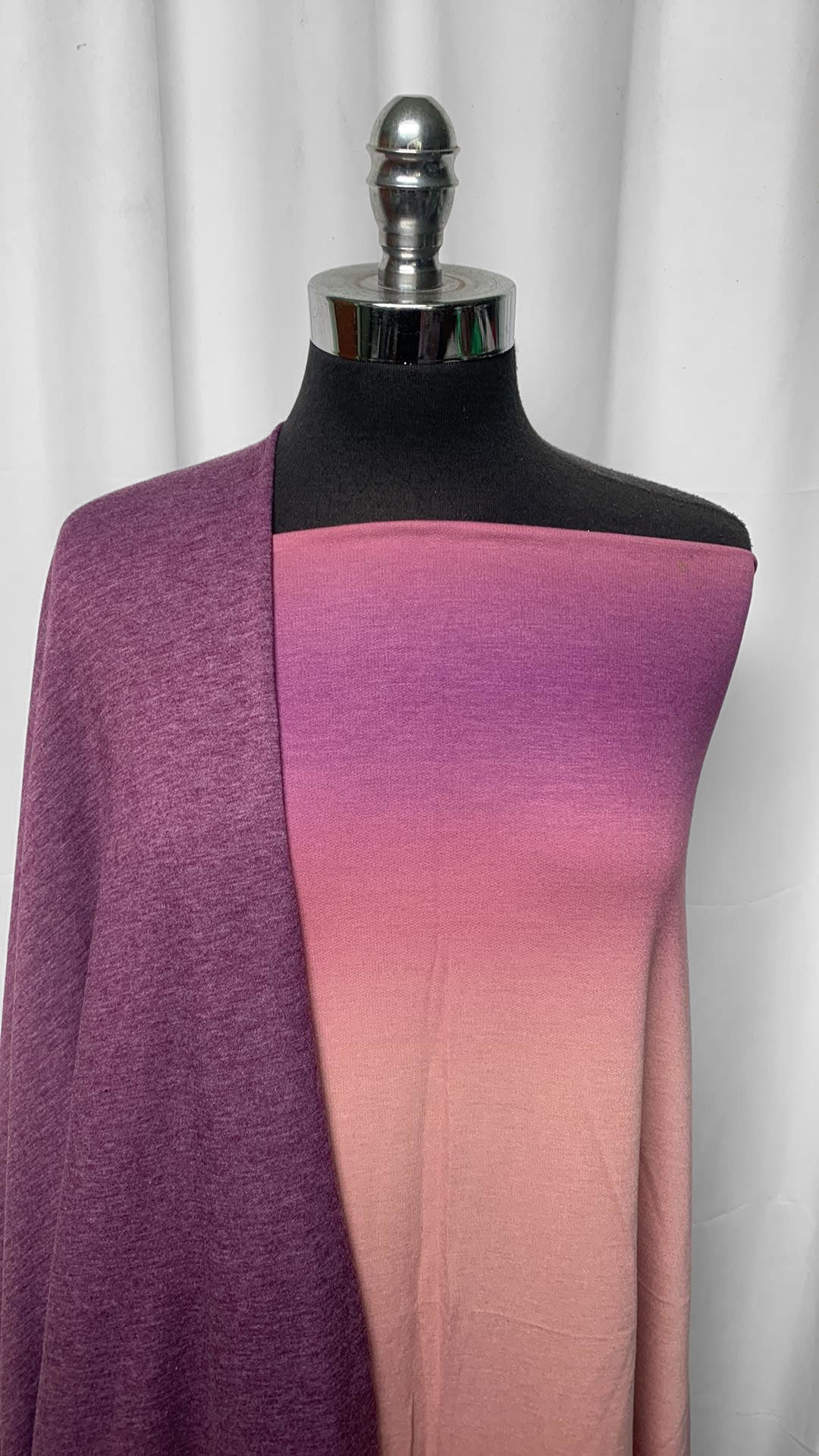 PINK/PURPLE OMBRE BUNDLE : 3YD Pink/Purple Ombre PRS FT & 1+YD Purple Brushed FT : A25329