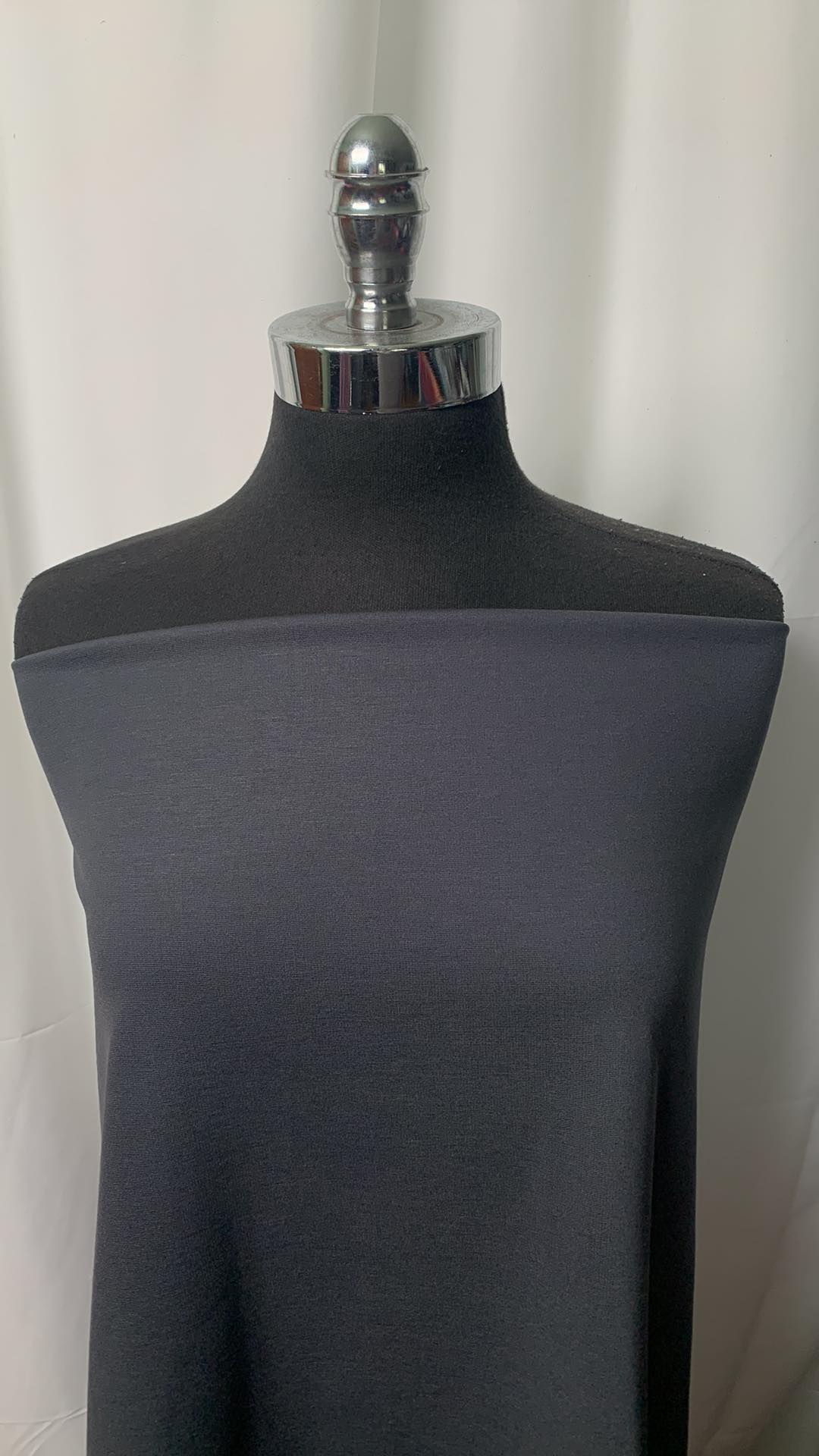 Dark Grey - Nylon Ponte - 2 Yard Cut