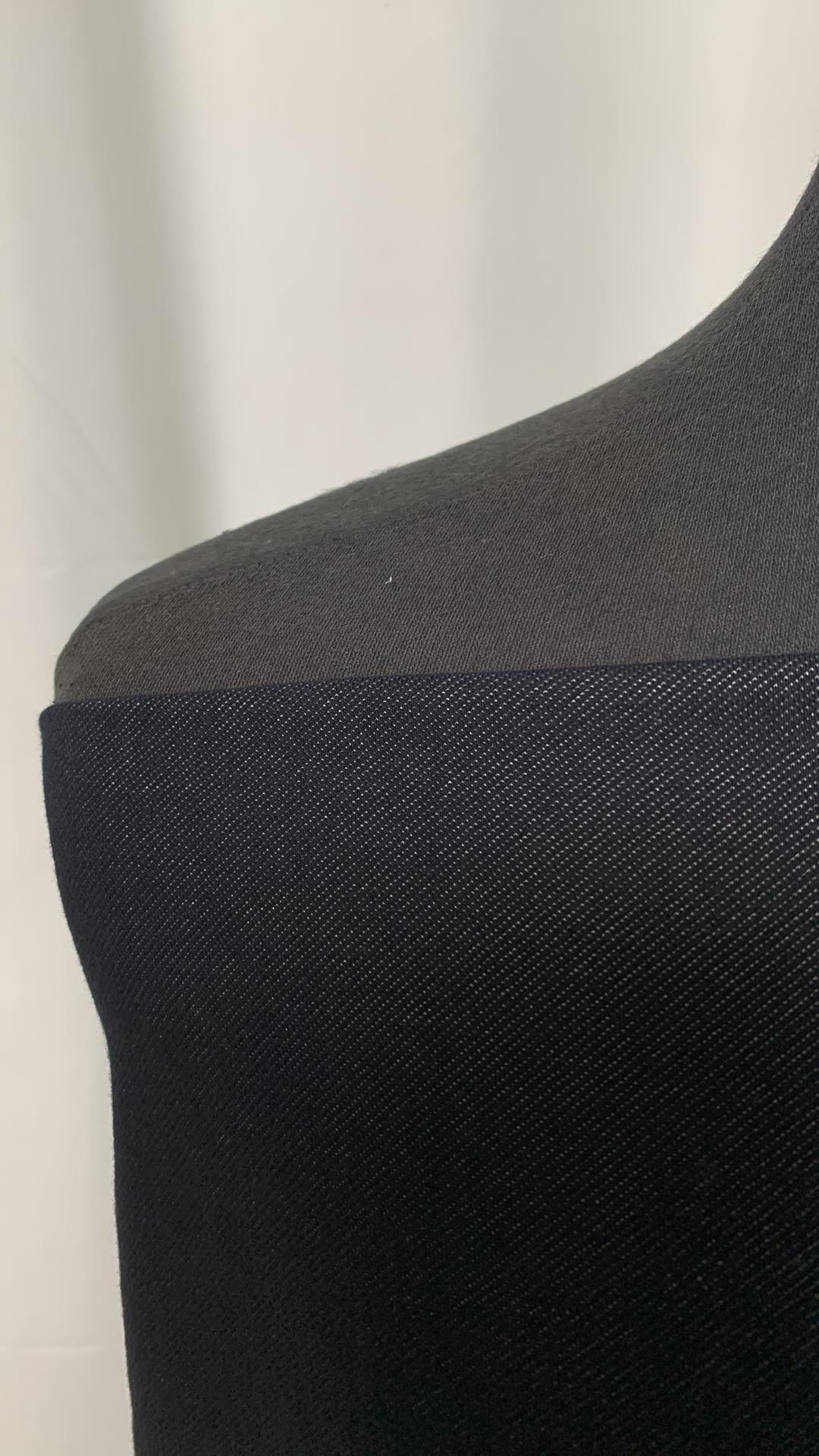 Black - Cotton/Spandex KNIT DENIM - 3 Yard Cut