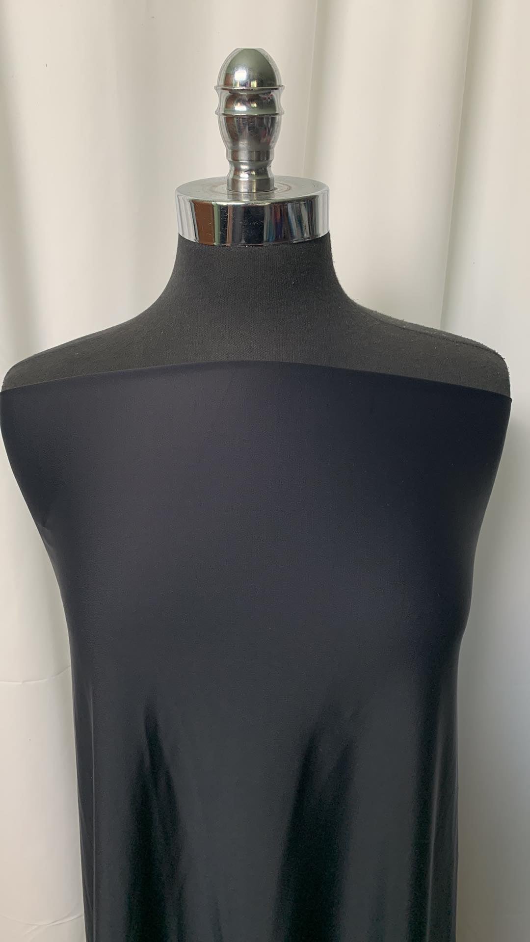 Solid Black - Nylon Spandex - 2 Yard Cut