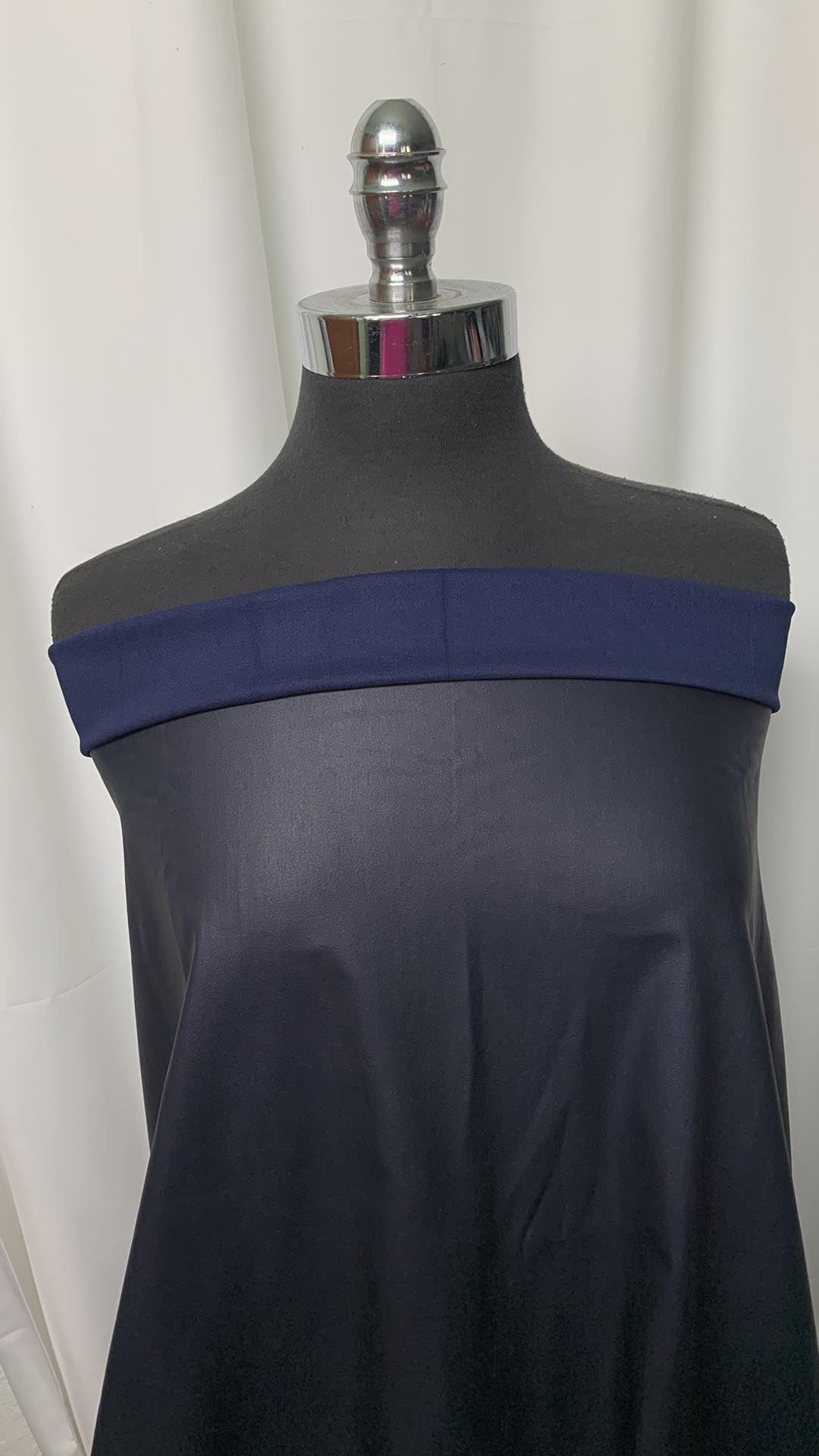 Navy Foil - Millennium - 3 Yard Cut