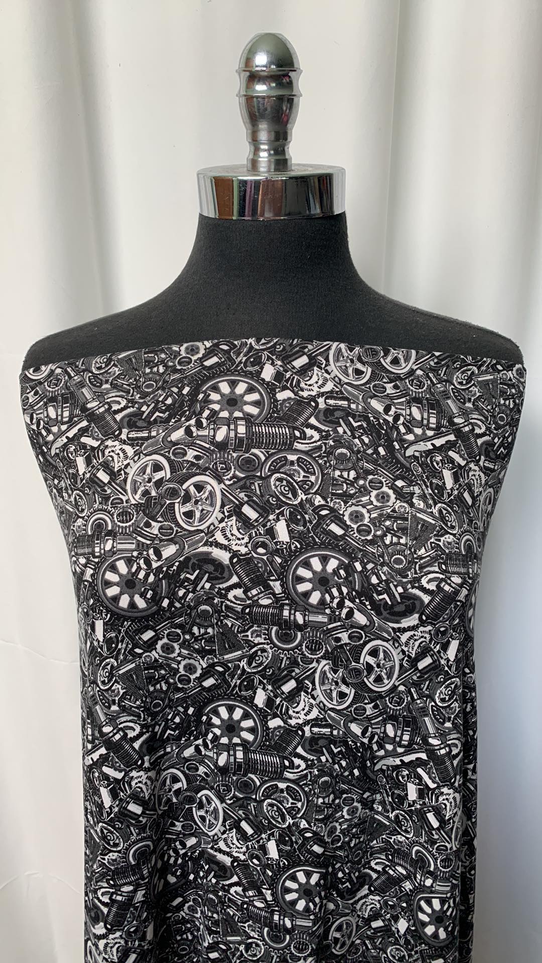 Mechanics - Double Brushed Poly Spandex - By the Yard